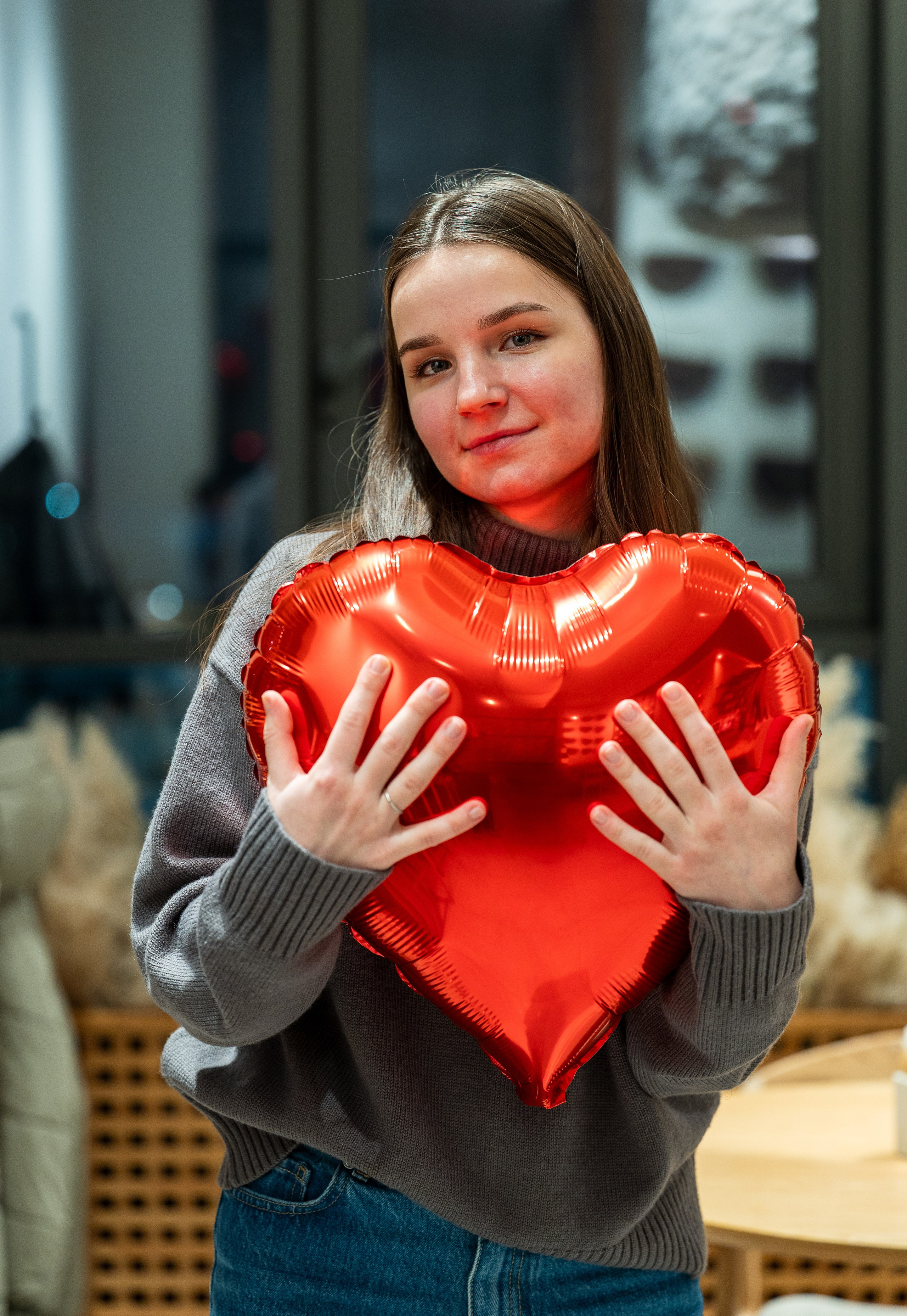 Love story влюблённой пары в зимнем Иваново
