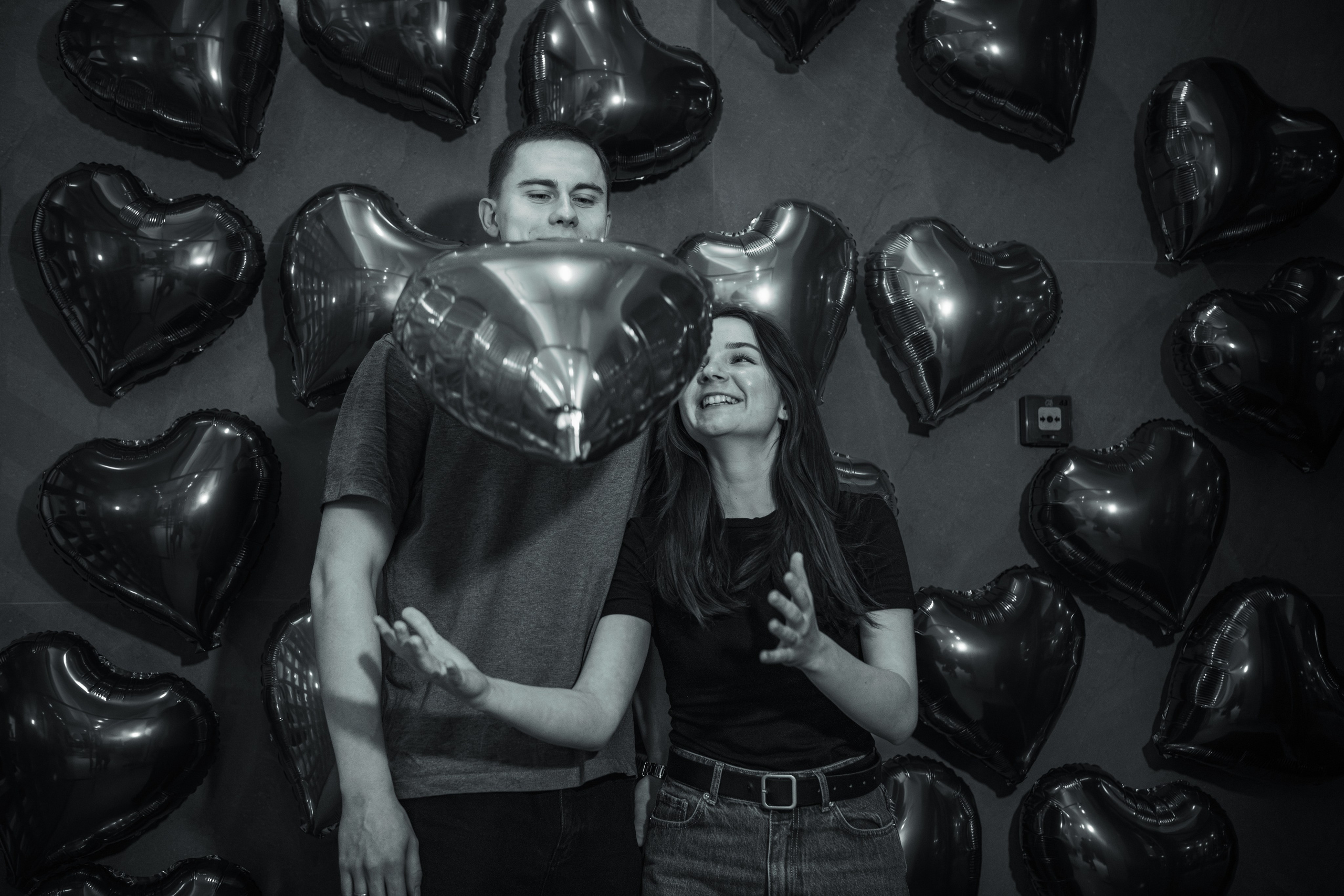 Love story влюблённой пары в зимнем Иваново