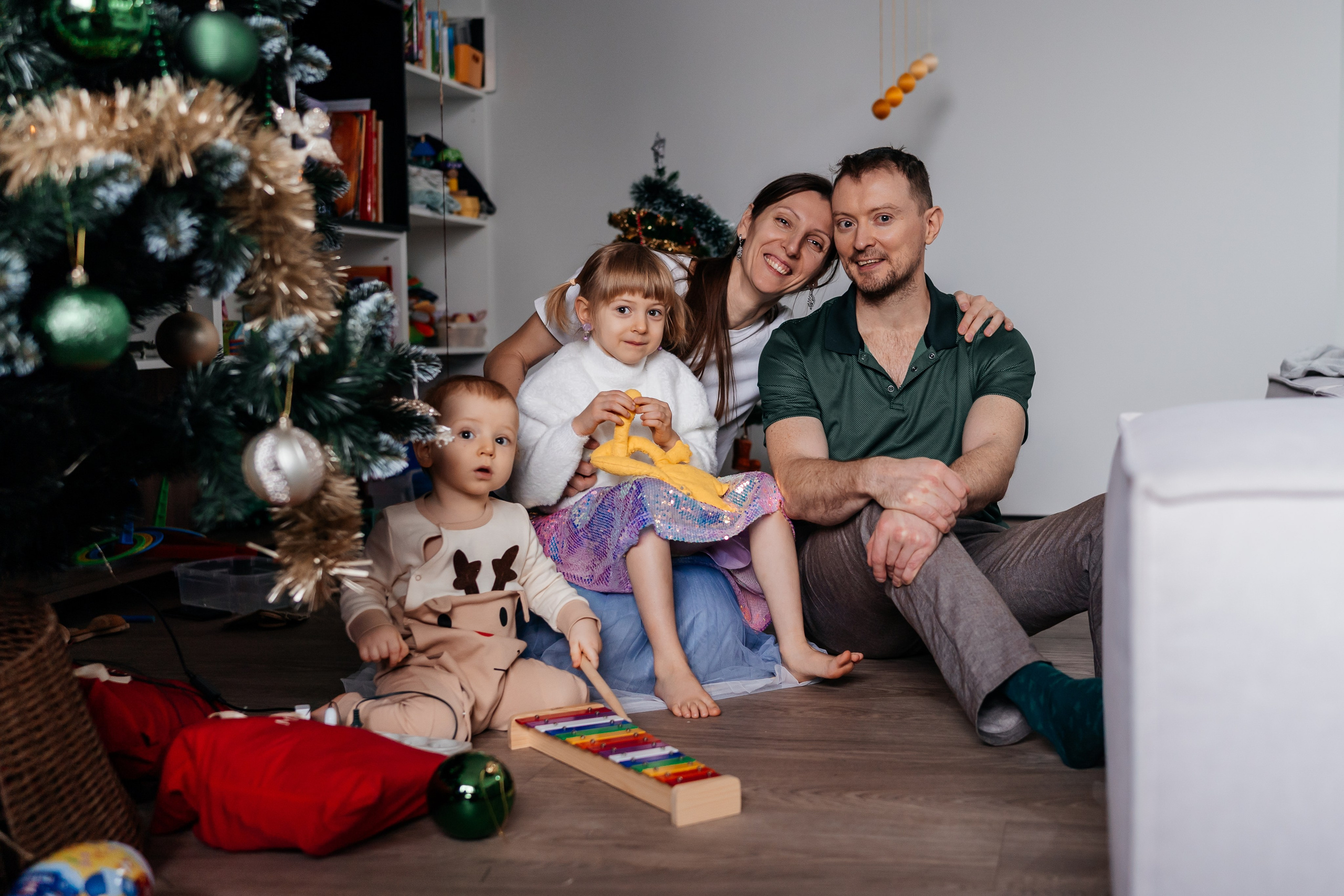 Новогодняя история. Семейный фотограф в Москве Ирина Жур