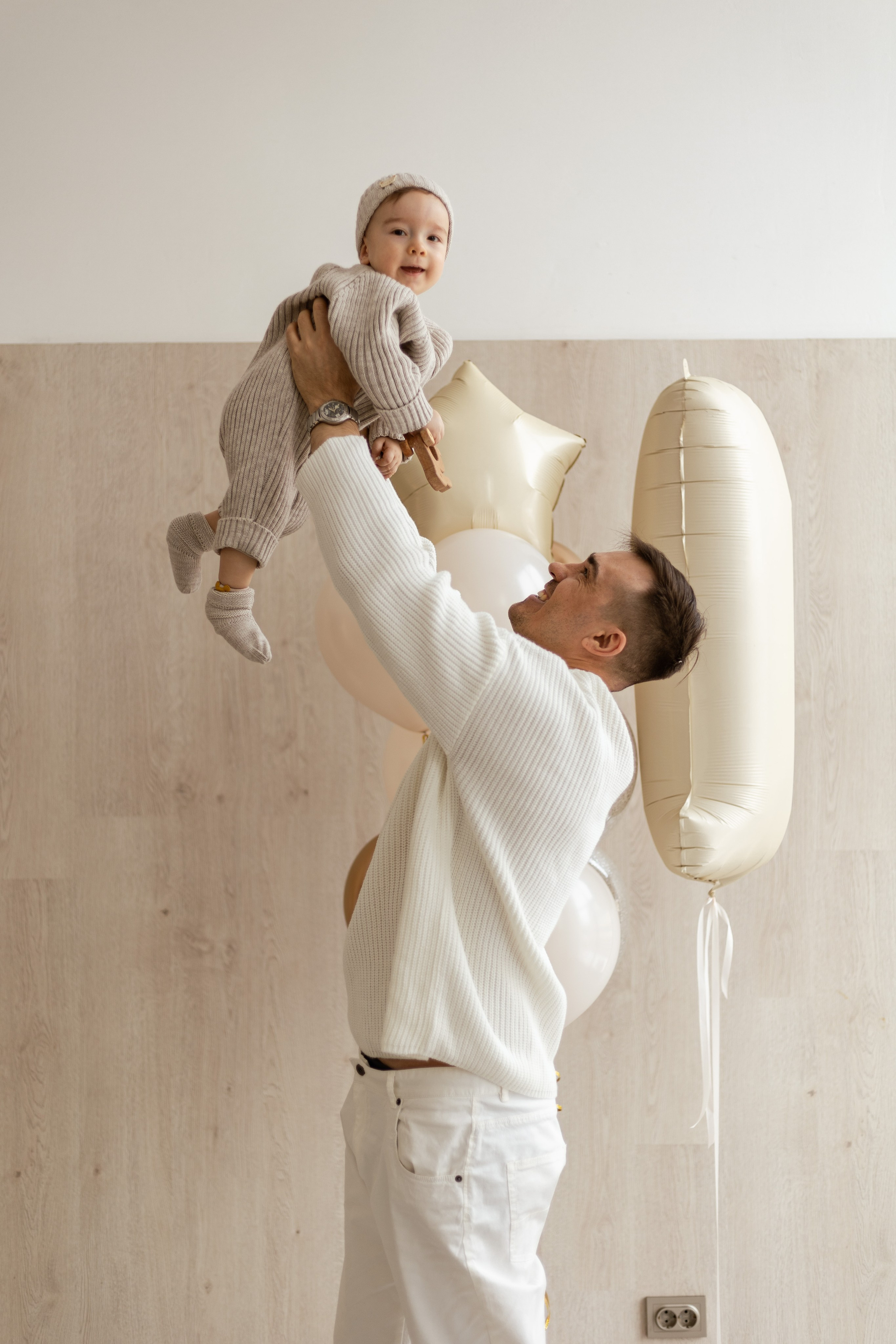 Семейные фото на годиках. Фотограф новорожденных Серпухов, Протвино, Москва I Марина Бурмистрова