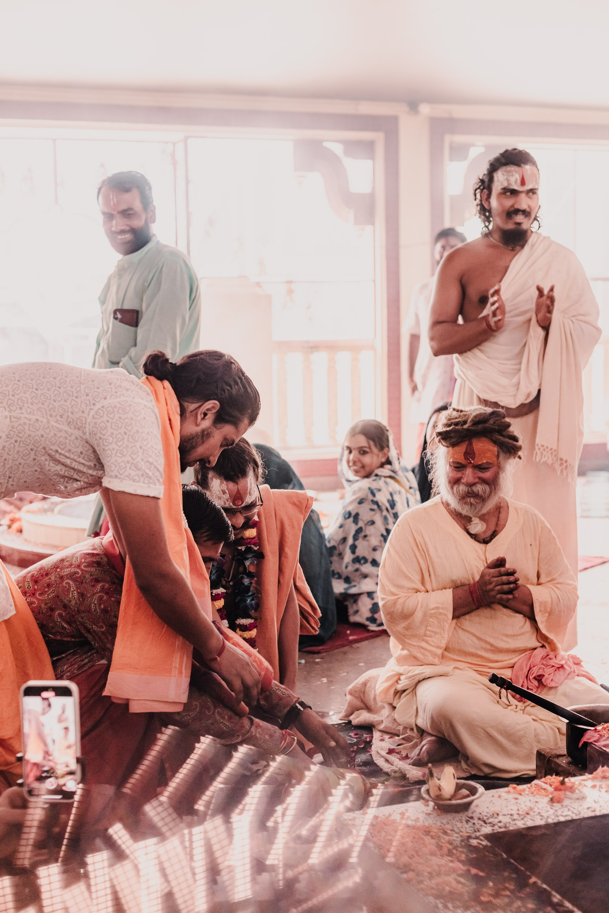 Navaratri yajna at Devraha Baba Ji ashram. Мариам Багдасарян
