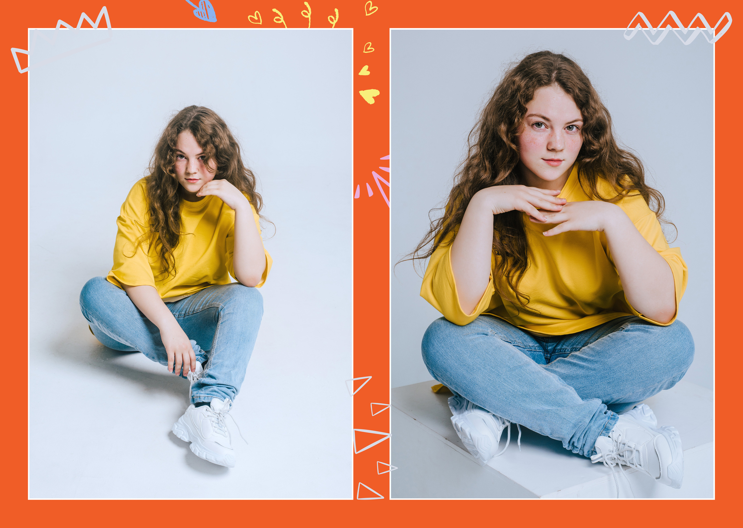 Дизайн «Оранжевый». Фотограф Ярмишко Дарья. Выпускные фотокниги