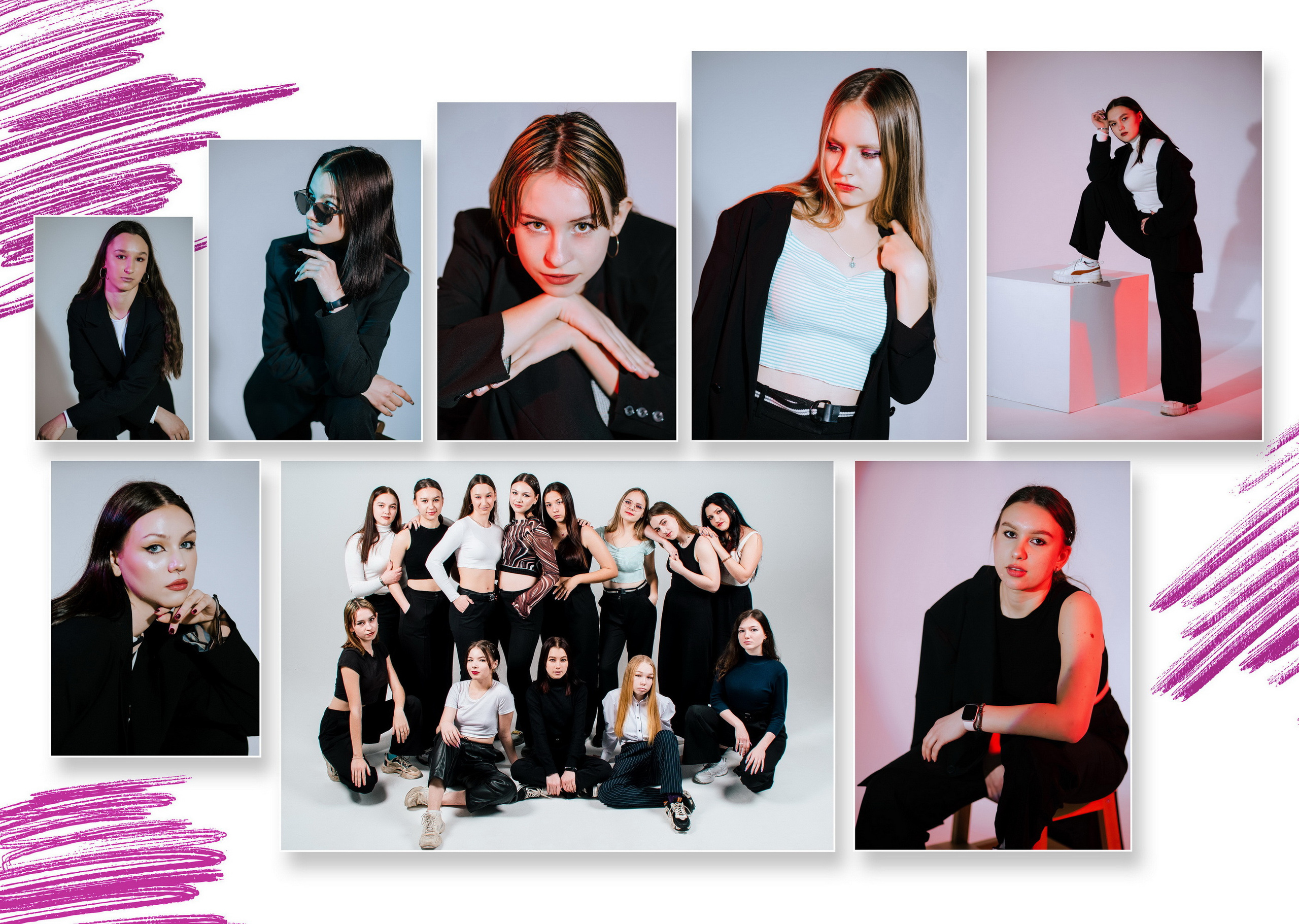 Дизайн «Штрихи». Фотограф Ярмишко Дарья. Выпускные фотокниги