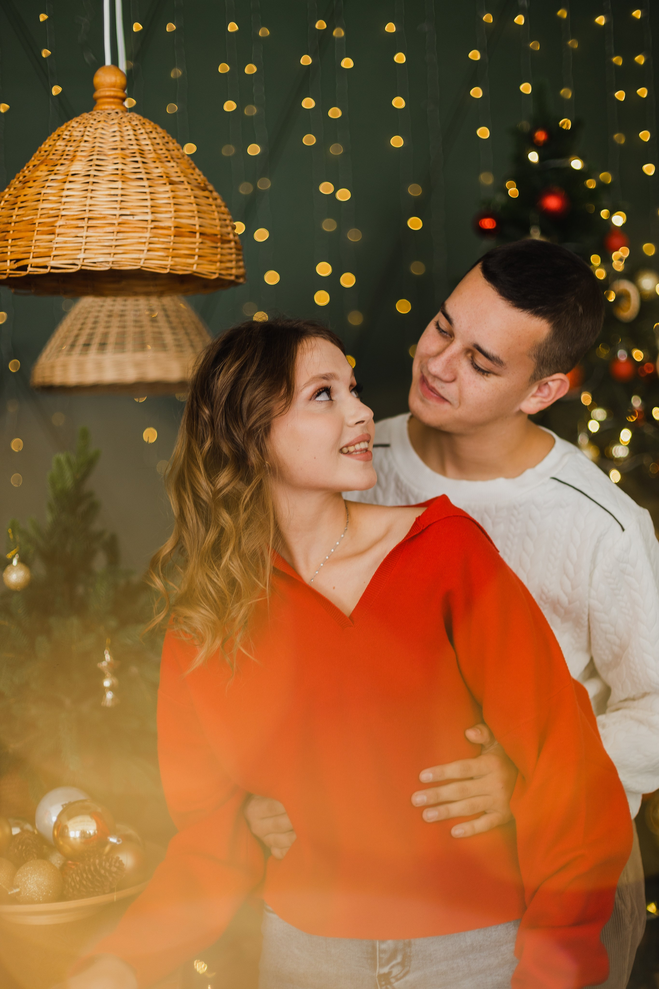 Новогодние семейные съёмки в фотостудии. Свадебный и семейный фотограф Дарья Осипова (Никитина). Саратов