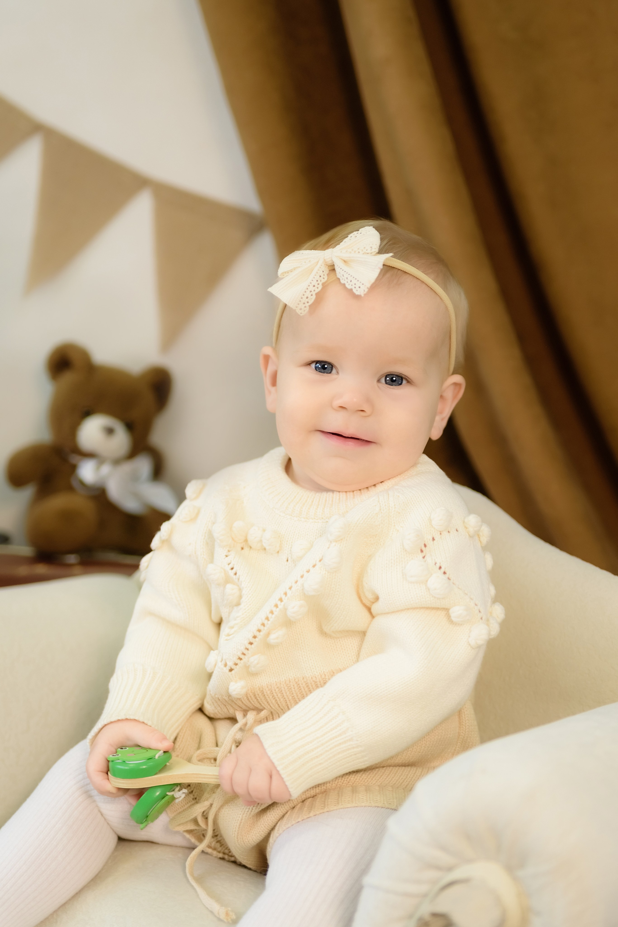 Детская фотосессия «Новогодний медвежонок» Мирослава. Детский Фотограф |Фотограф на годик в Брянске Ирина Романова