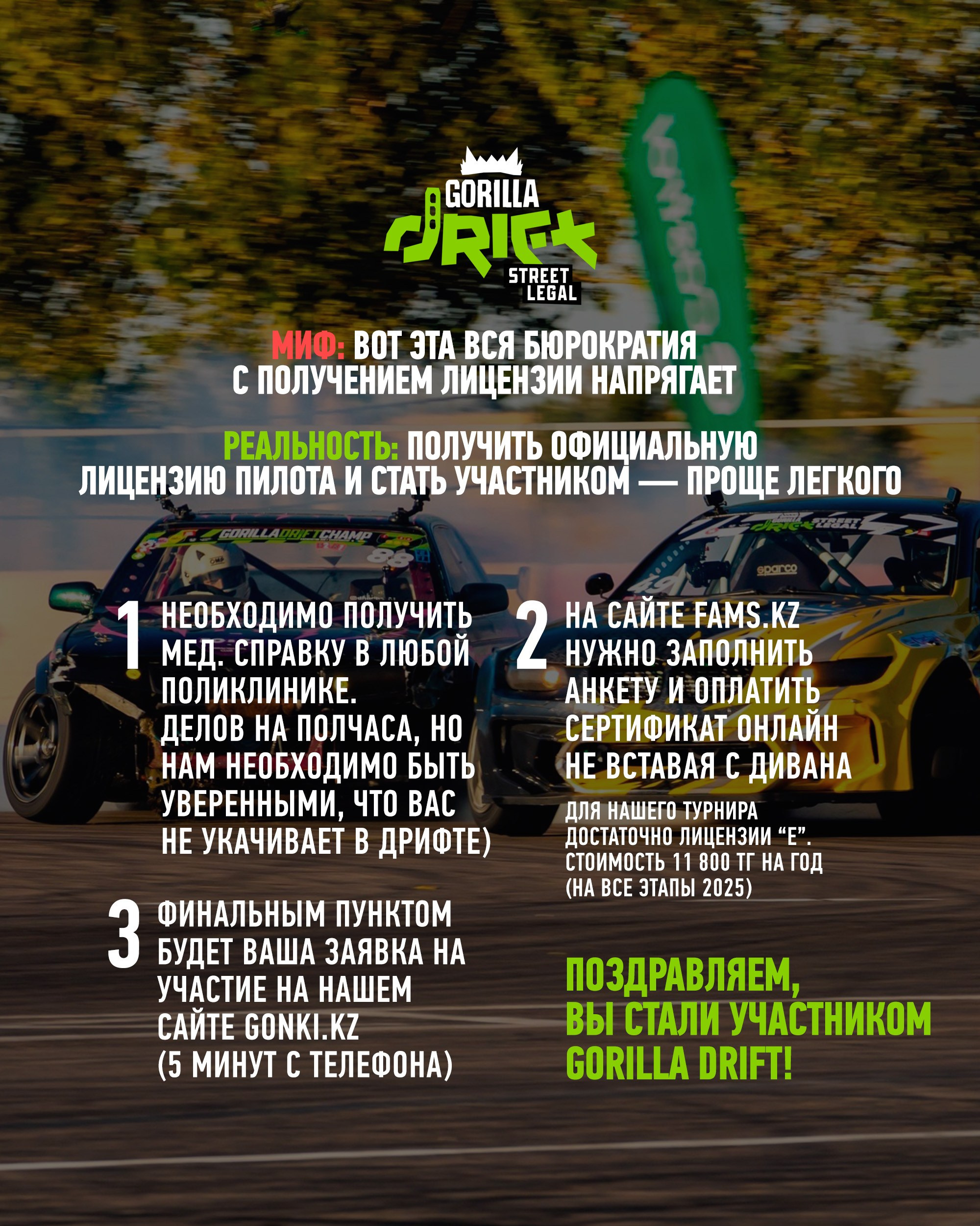 Как ворваться в дрифт. Gorilla Drift