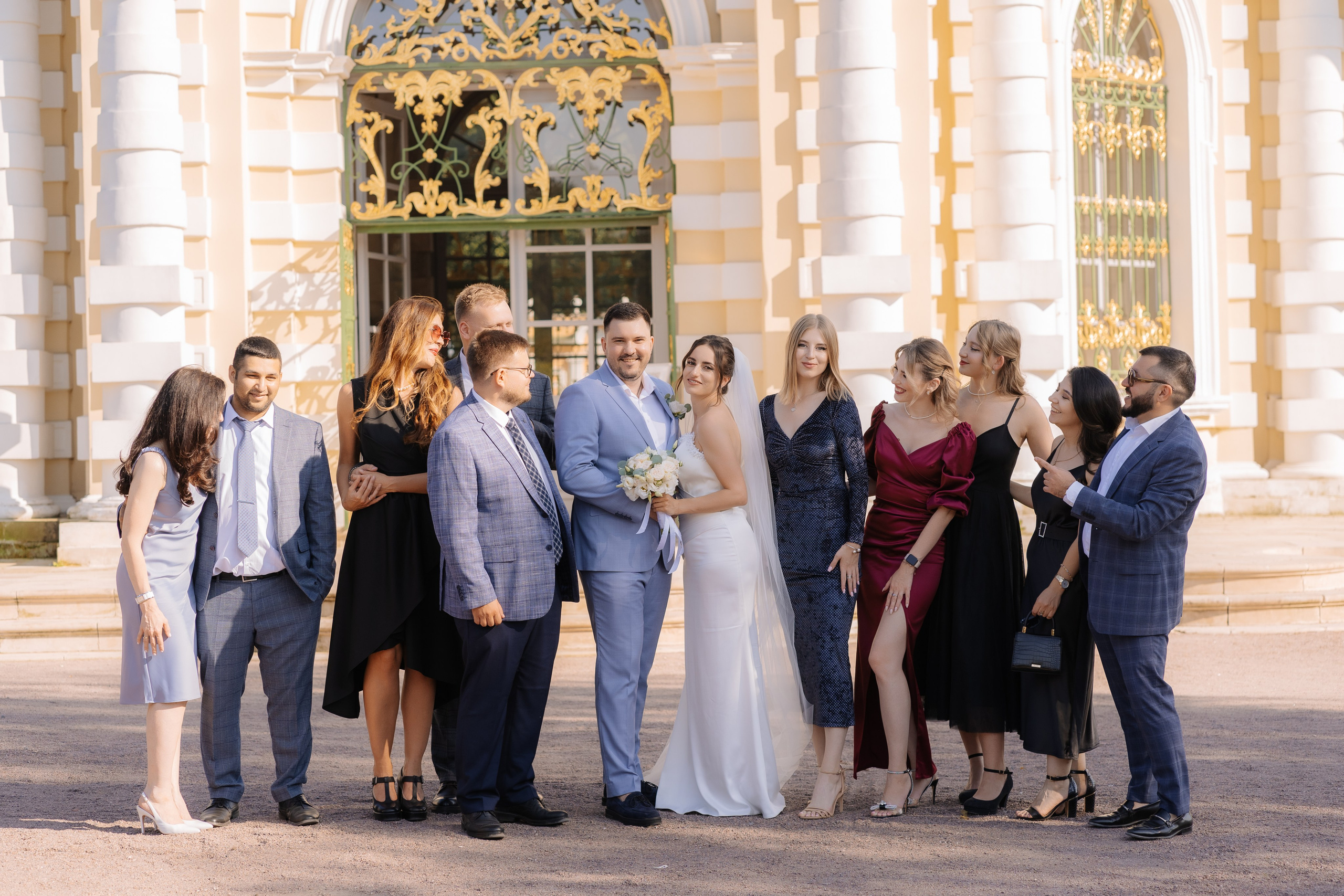 Свадебная фотосессия в Москве, парк Кусково. Свадебный фотограф в Москве Анна Полушина