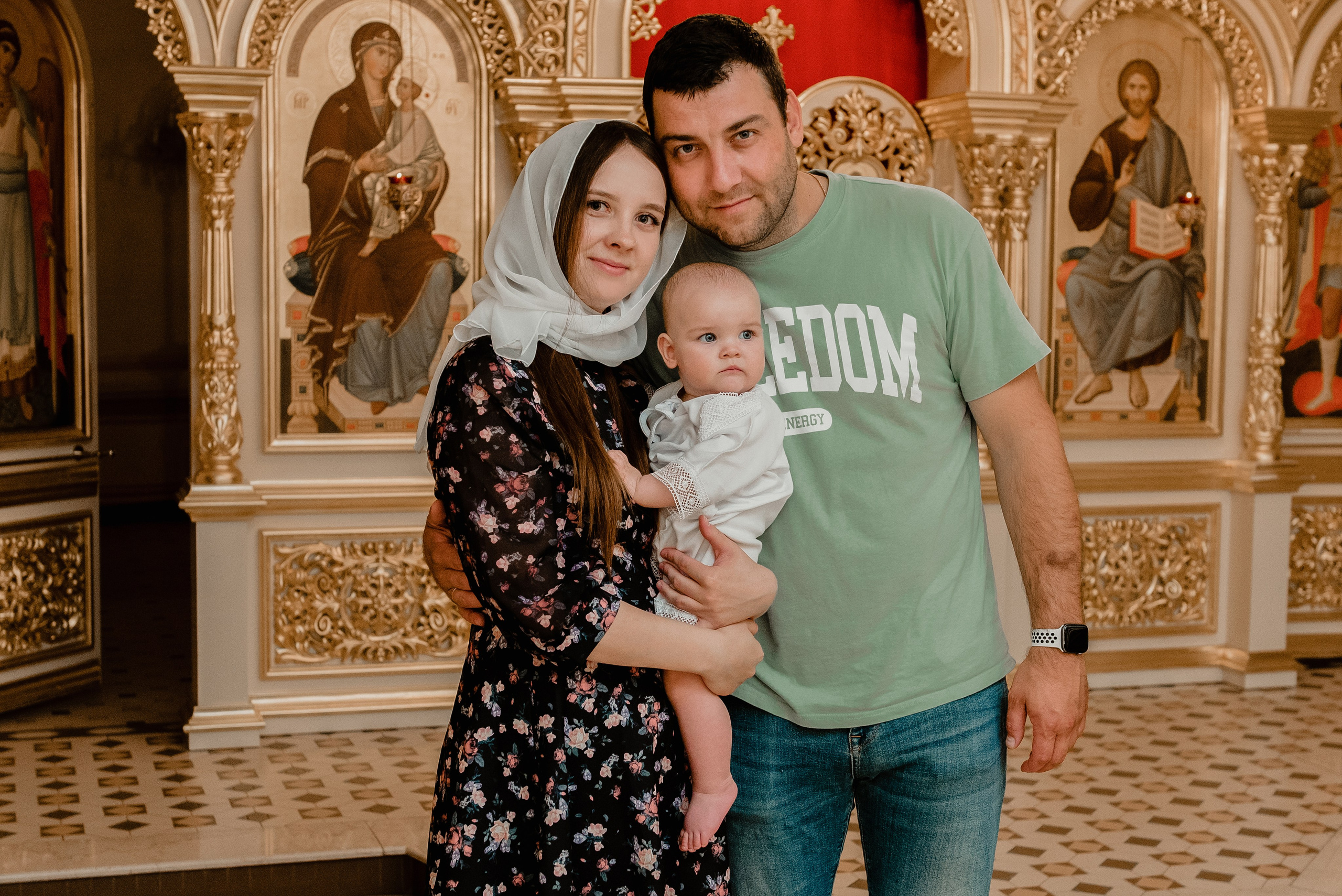 Церковь Иоанна Кронштадтского крестины фотосессия. Фотограф Рязань. Дарья Дмитриева