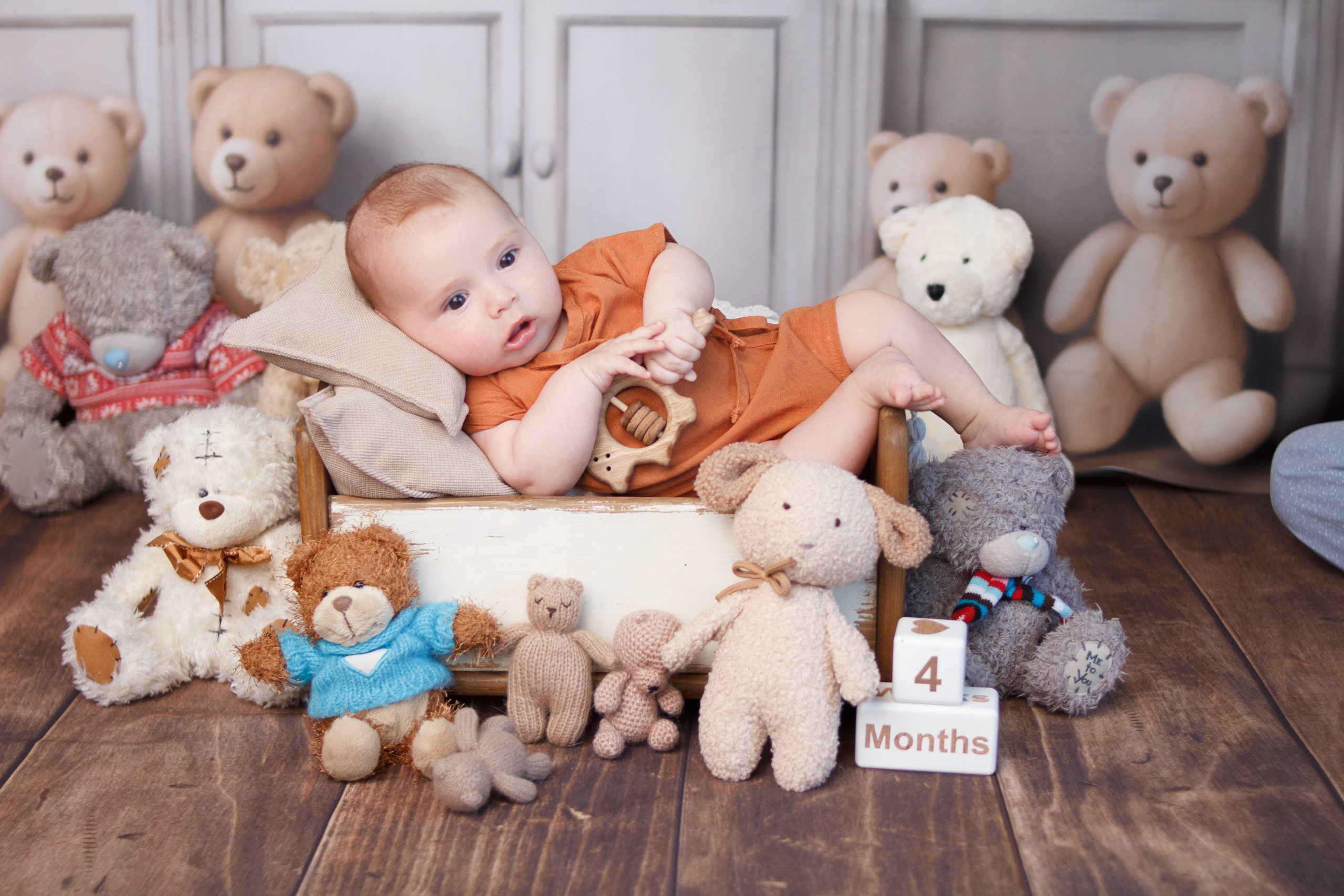 Тимурчик 4 месяца. Первый кадр | newborn фотограф | Всеволожск