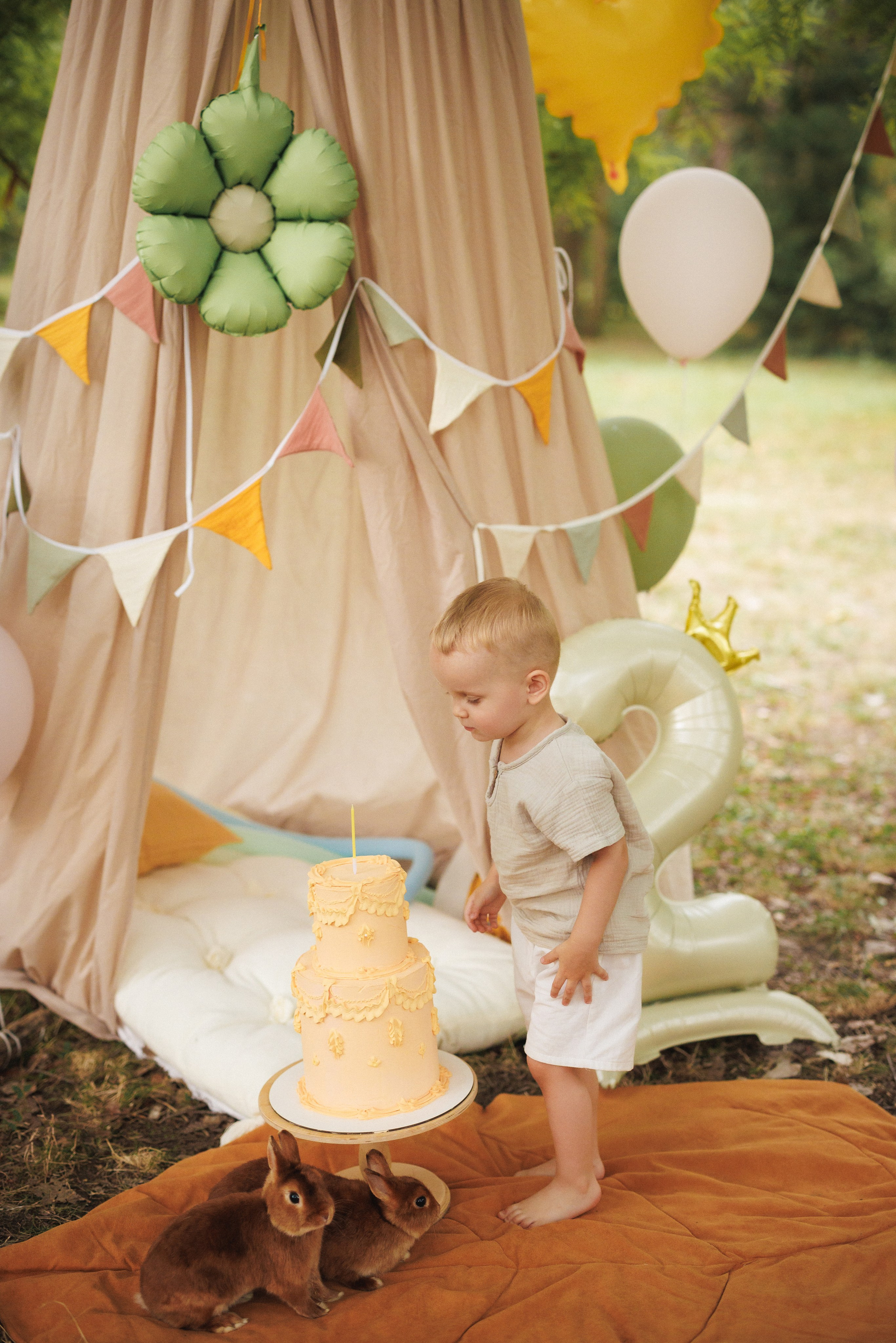 Детская, семейная фотосессия для именинников в парке, город Краснодар. Семейный и детский фотограф в Краснодаре Анна Трашкова
