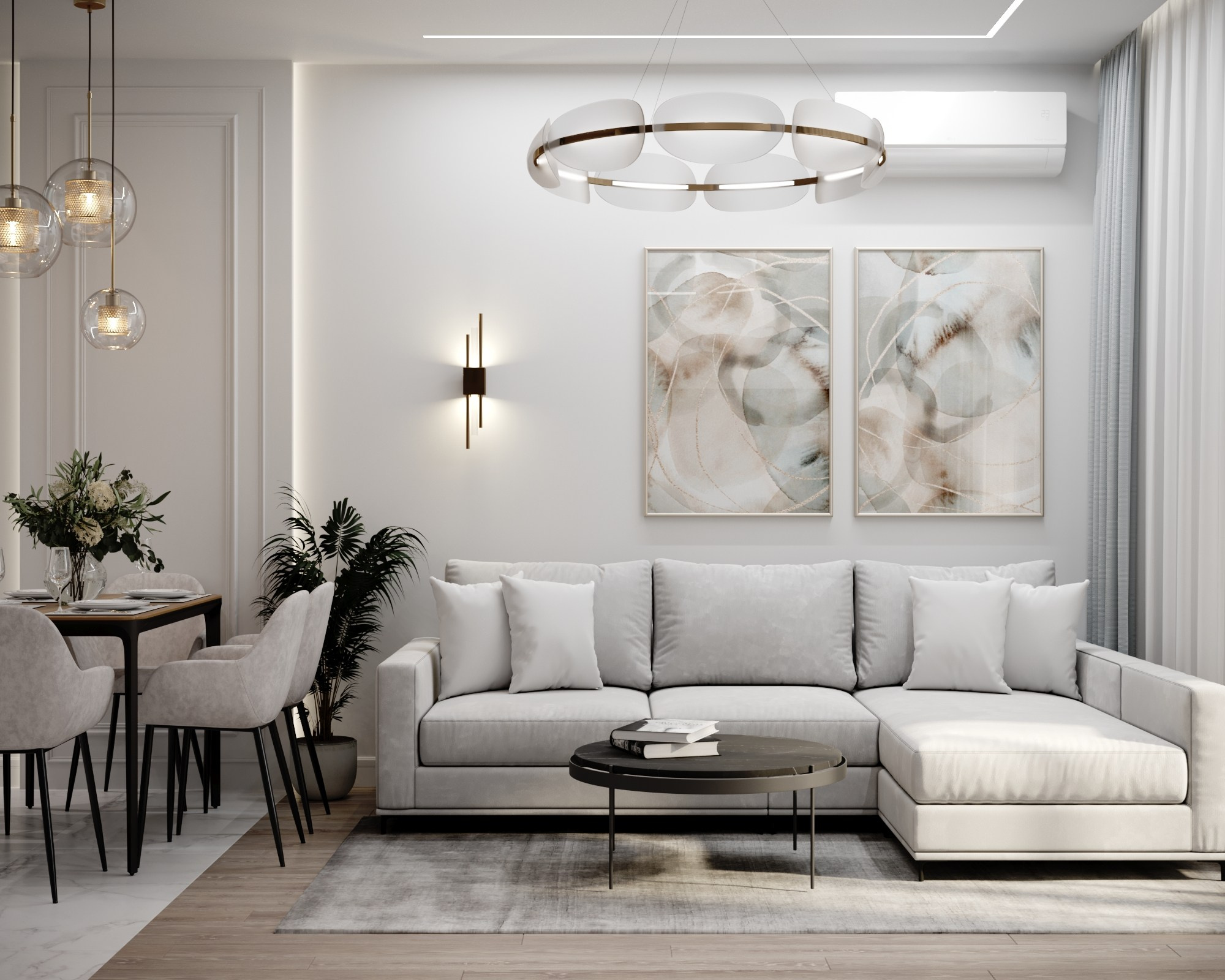 Квартира 70 м². Дизайнер интерьера Еремина Юлия