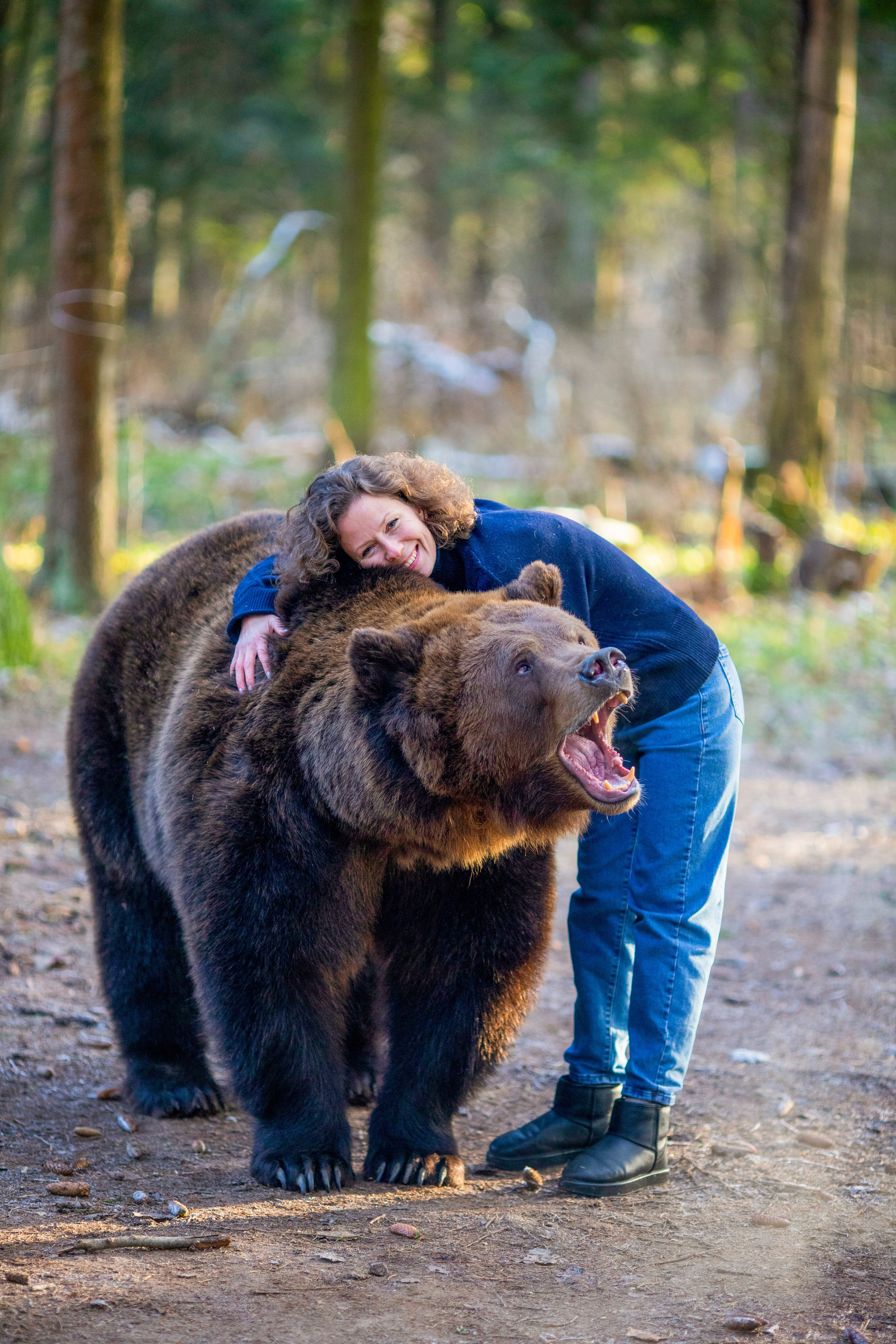 С медведем. Фотограф в Москве и в Московской области Сандра