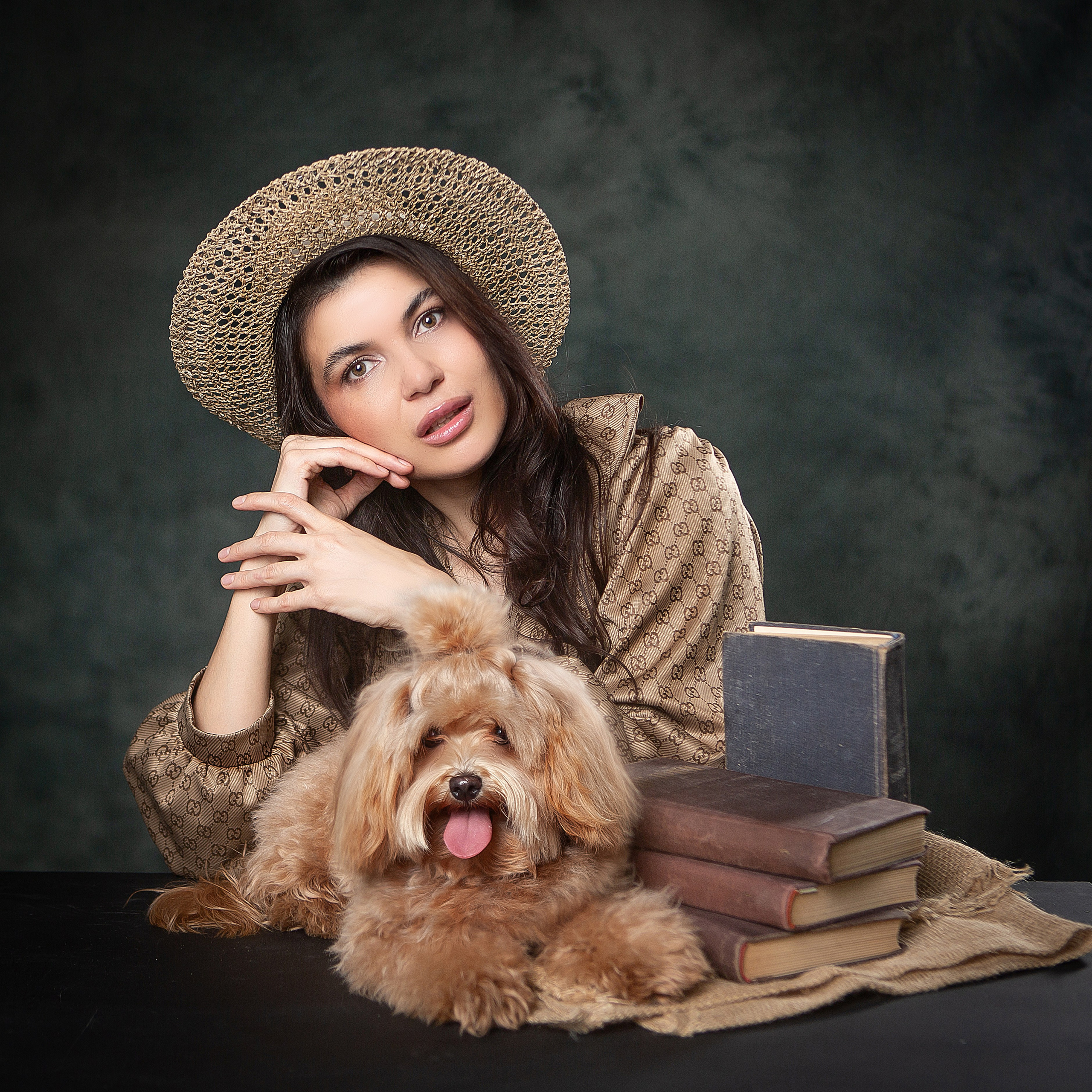 Дама с собачкой. Фотограф Мария Кольцова