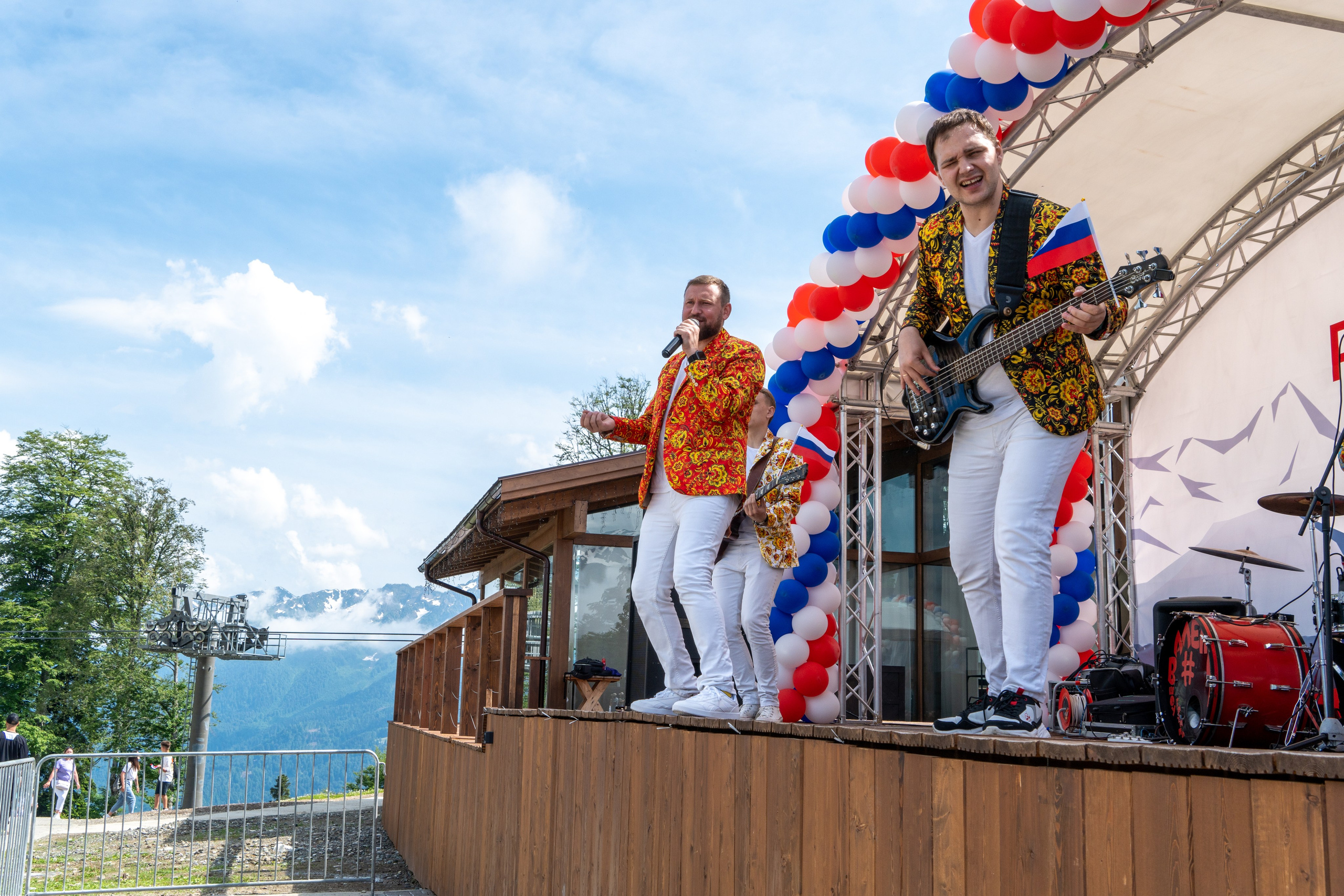 День России на курорте Газпром 2023. Репортажный фотограф в Красной Поляне и Сочи Павлюченко Екатерина