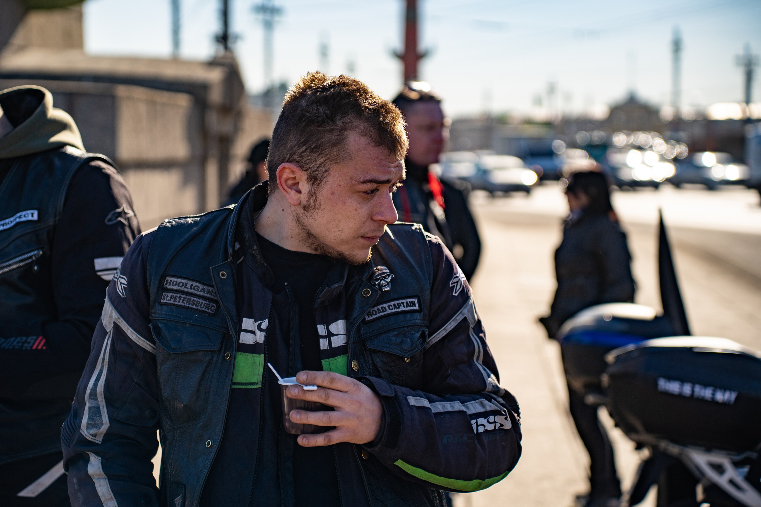 Весенний прохват мотоклуба Normans Riders MC. Концертный и репортажный фотограф в Санкт-Петербурге Слава Пахомов