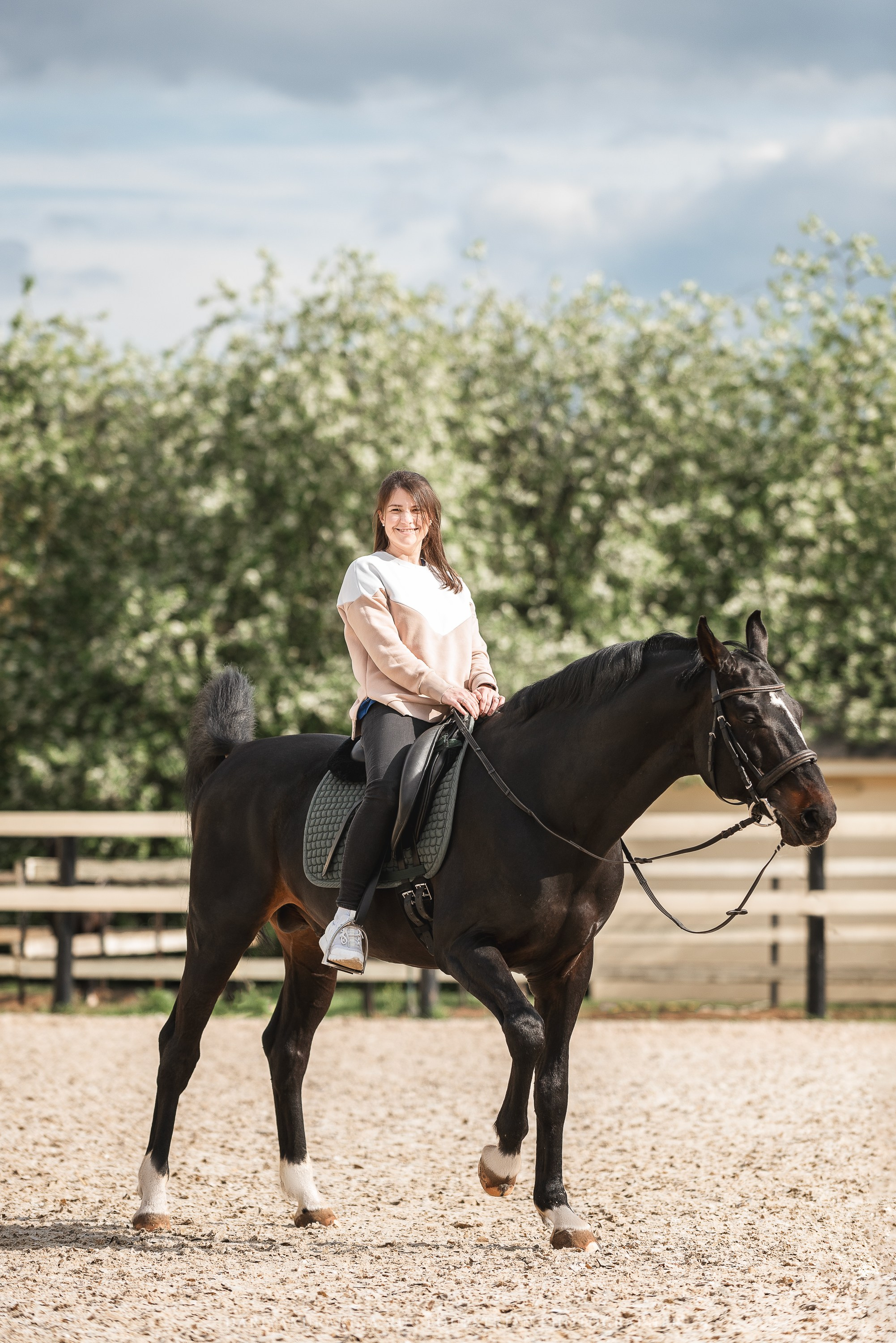 Ира, Боря и Ника с Кливом, HORSIO. Конный фотограф Куракина Дарья • Фотосессии с лошадьми