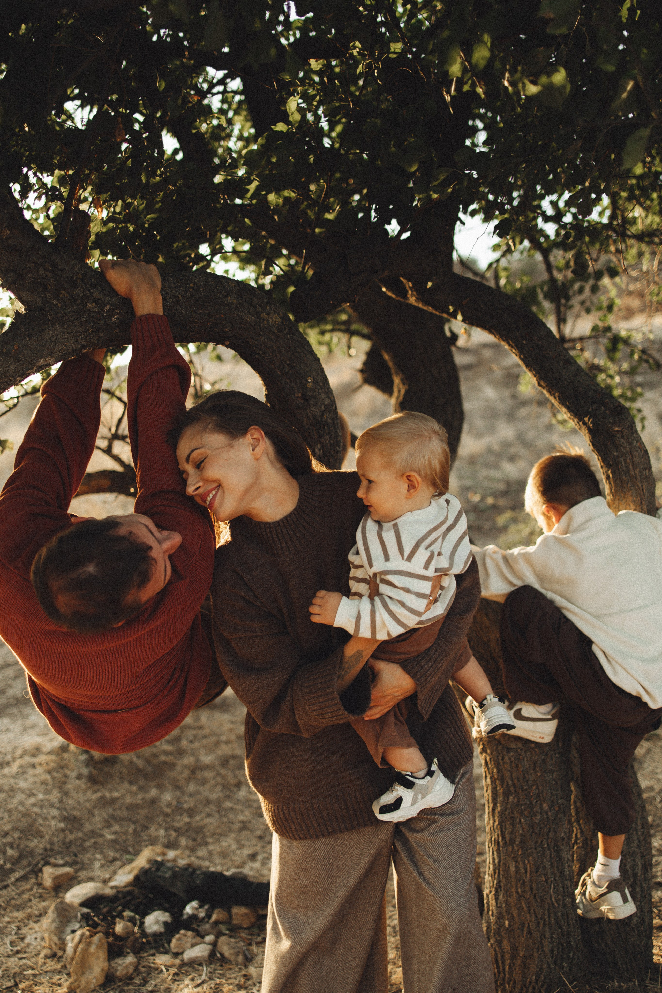 Семейная история, закат в Мержаново. Семейный и детский фотограф, таганрог, ростов-на-дону