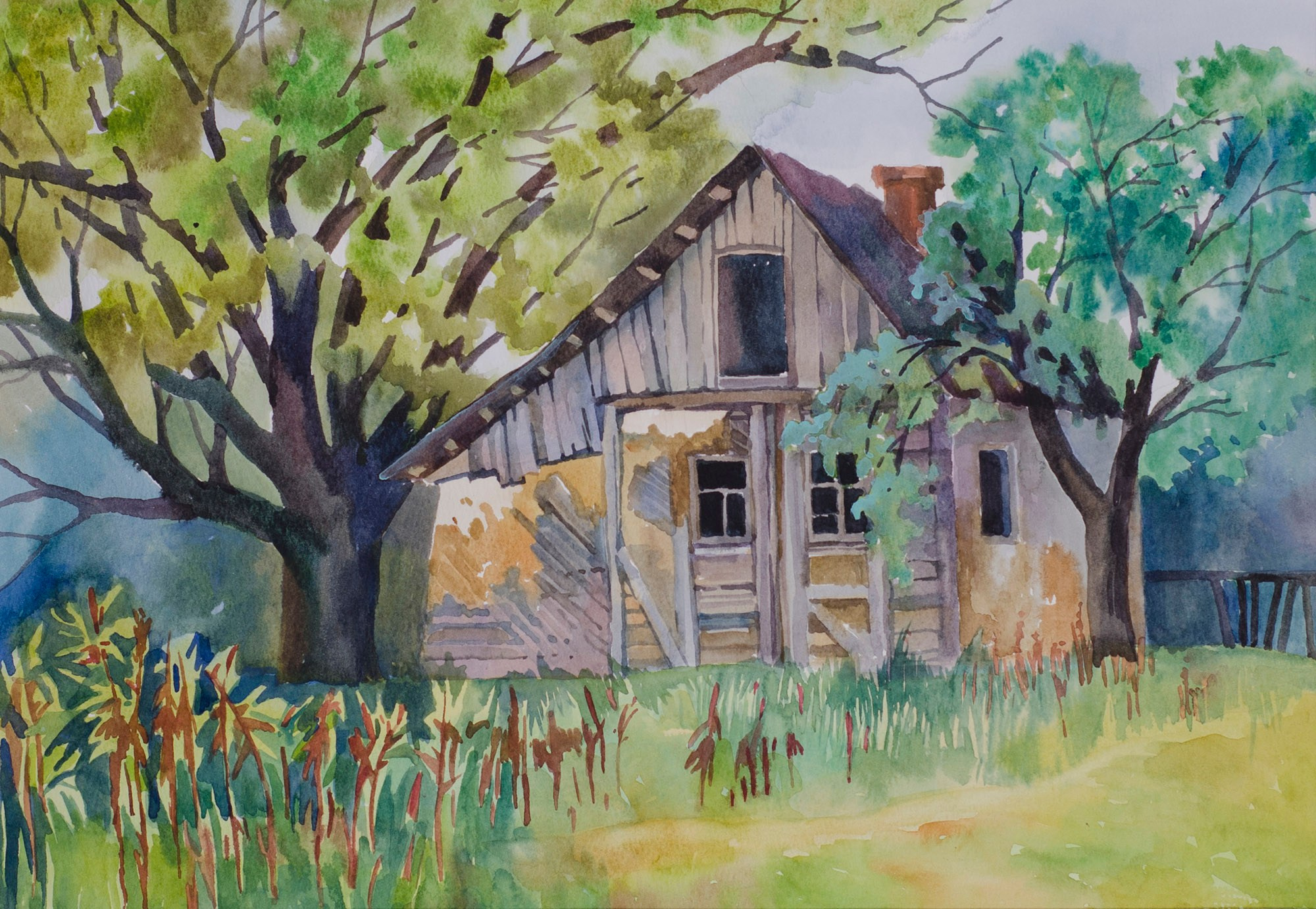 Акварельная живопись. Тихонова Анна —художник-график, художник-монументалист, живописец, педагог