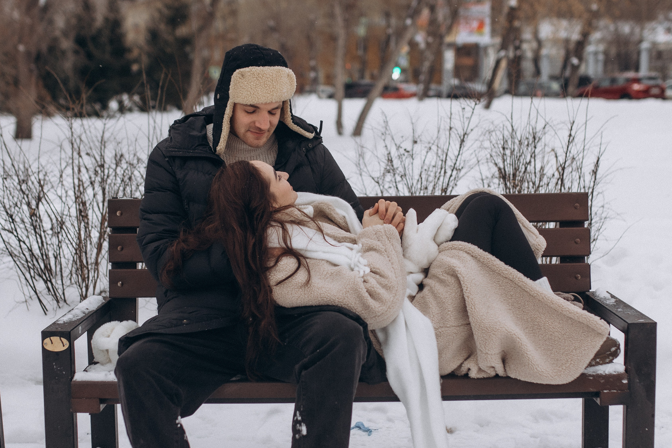 Зимняя история любви. Семейный фотограф lifestyle в Новосибирске Елена Шпилевая