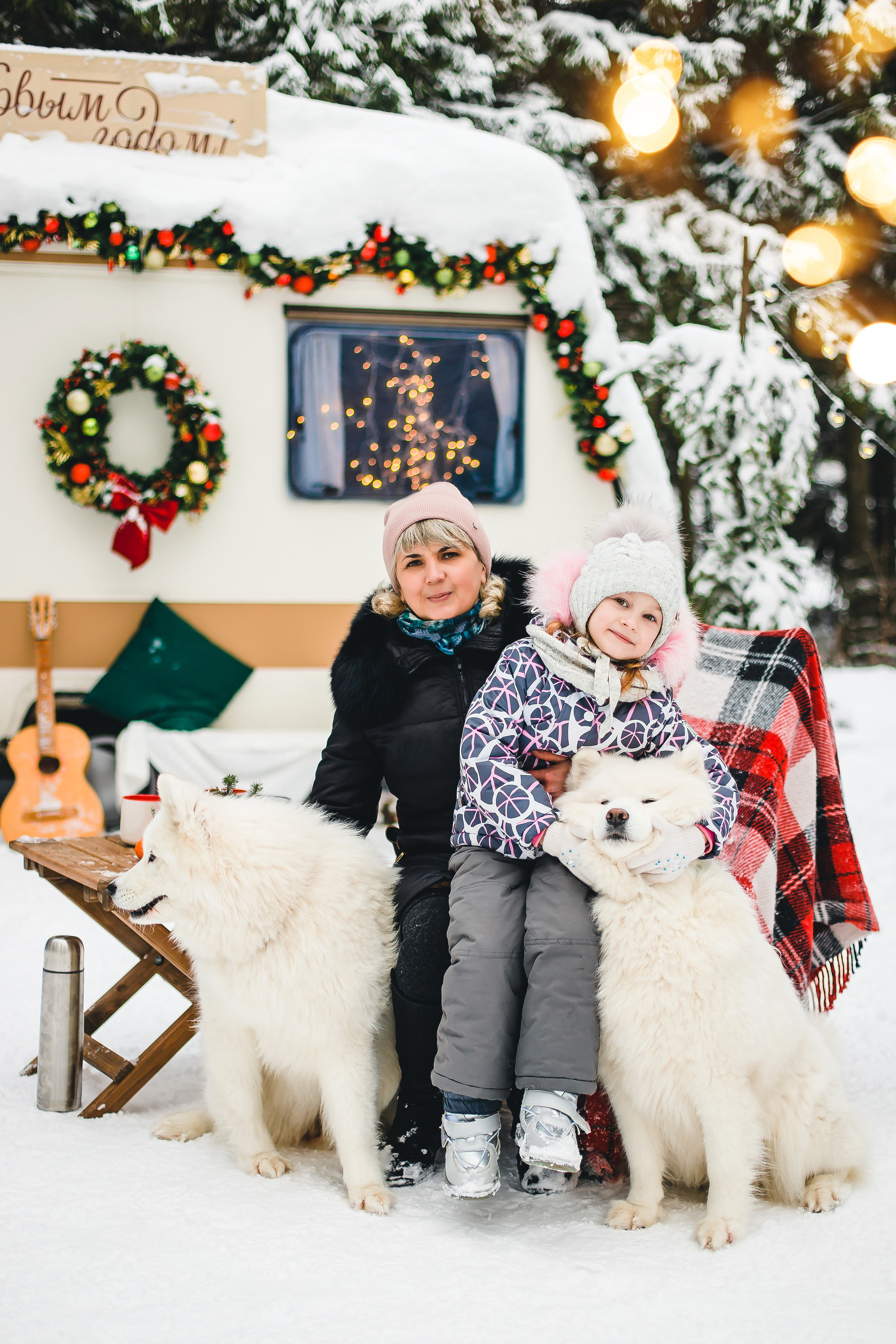 Фотодень с самоедами. Семейный и свадебный фотограф в Чебоксарах и Новочебоксарске Ирина Юрь