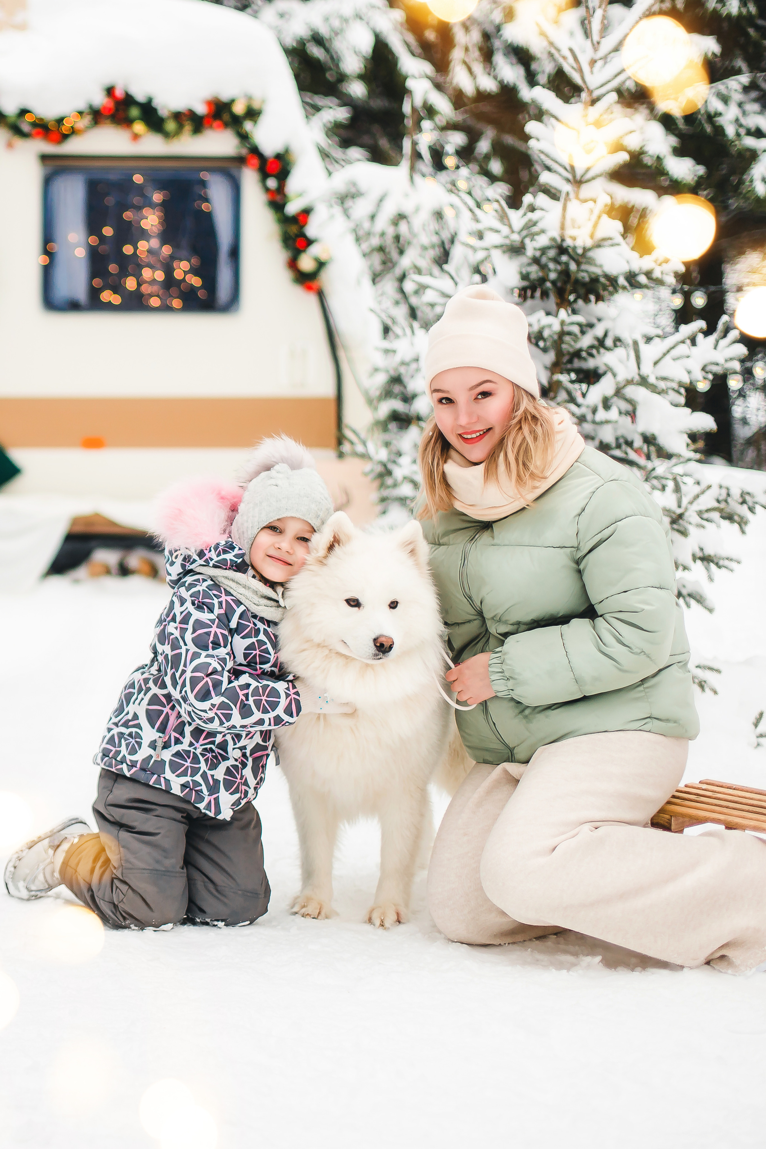 Фотодень с самоедами. Семейный и свадебный фотограф в Чебоксарах и Новочебоксарске Ирина Юрь