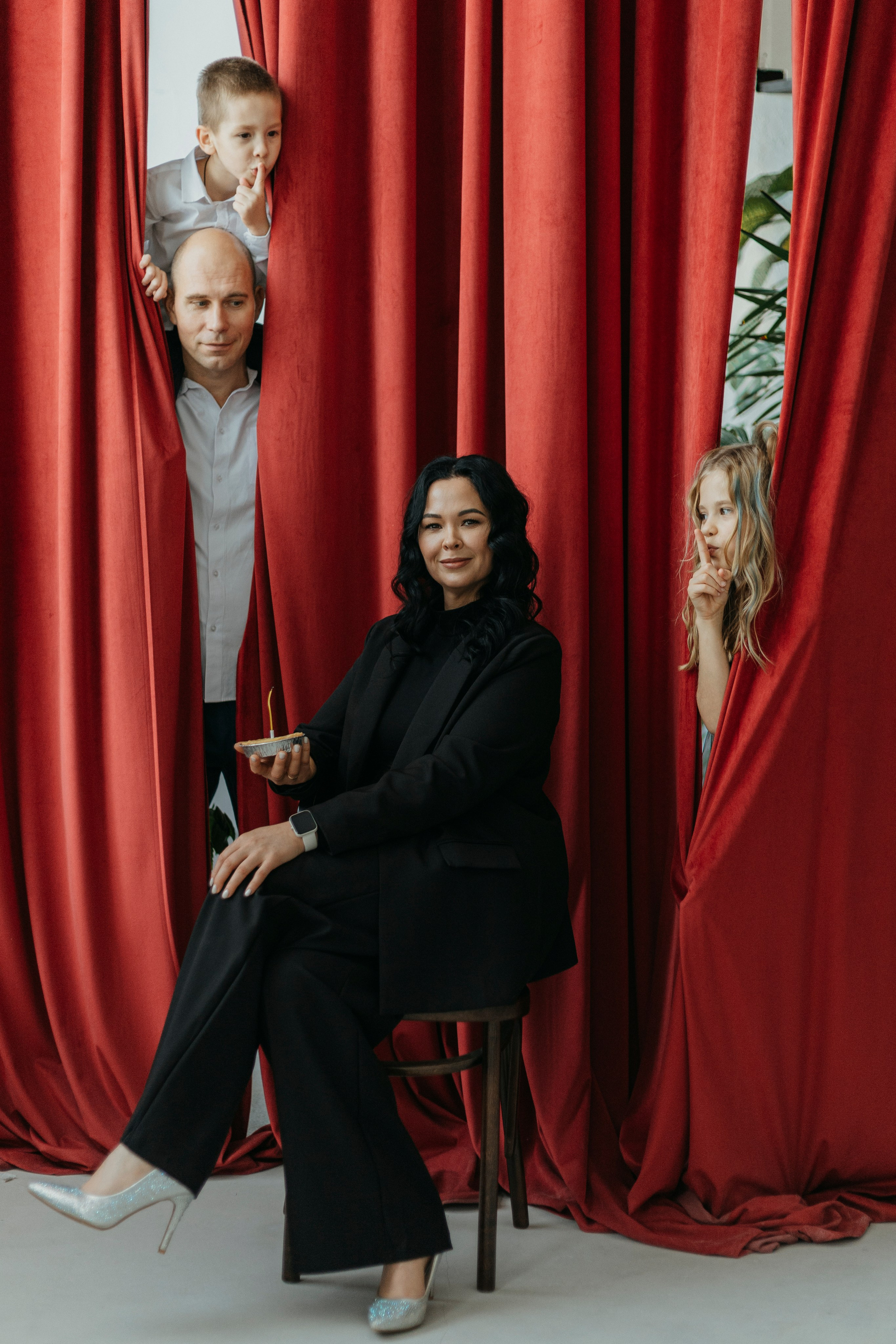 Студийная семейная фотосессия. Семейный и детский фотограф в Рязани Васюгова Мария