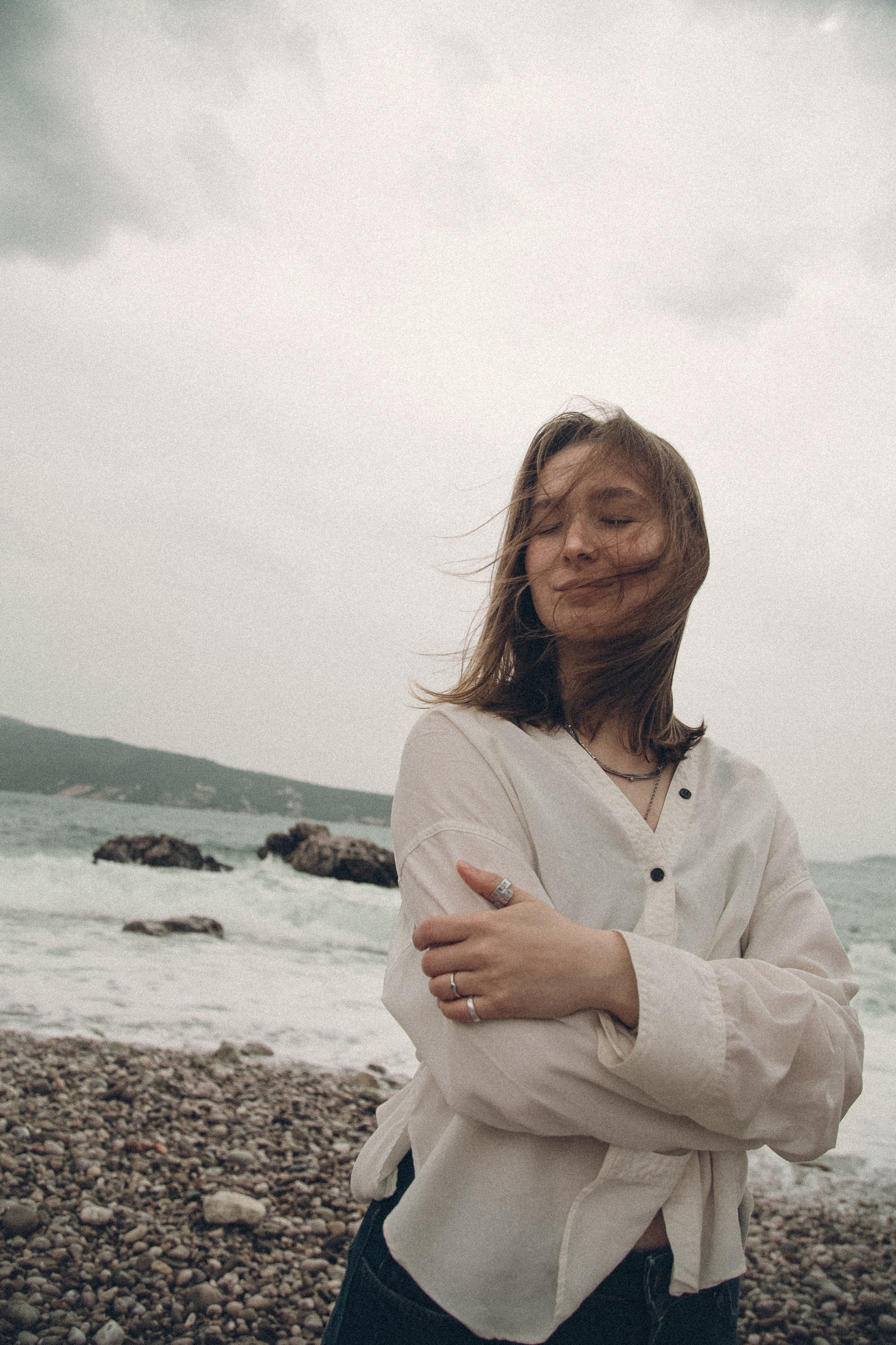 Женская фотосессия на море в Черногории. Семейный и свадебный фотограф в Черногории Татьяна Белякова