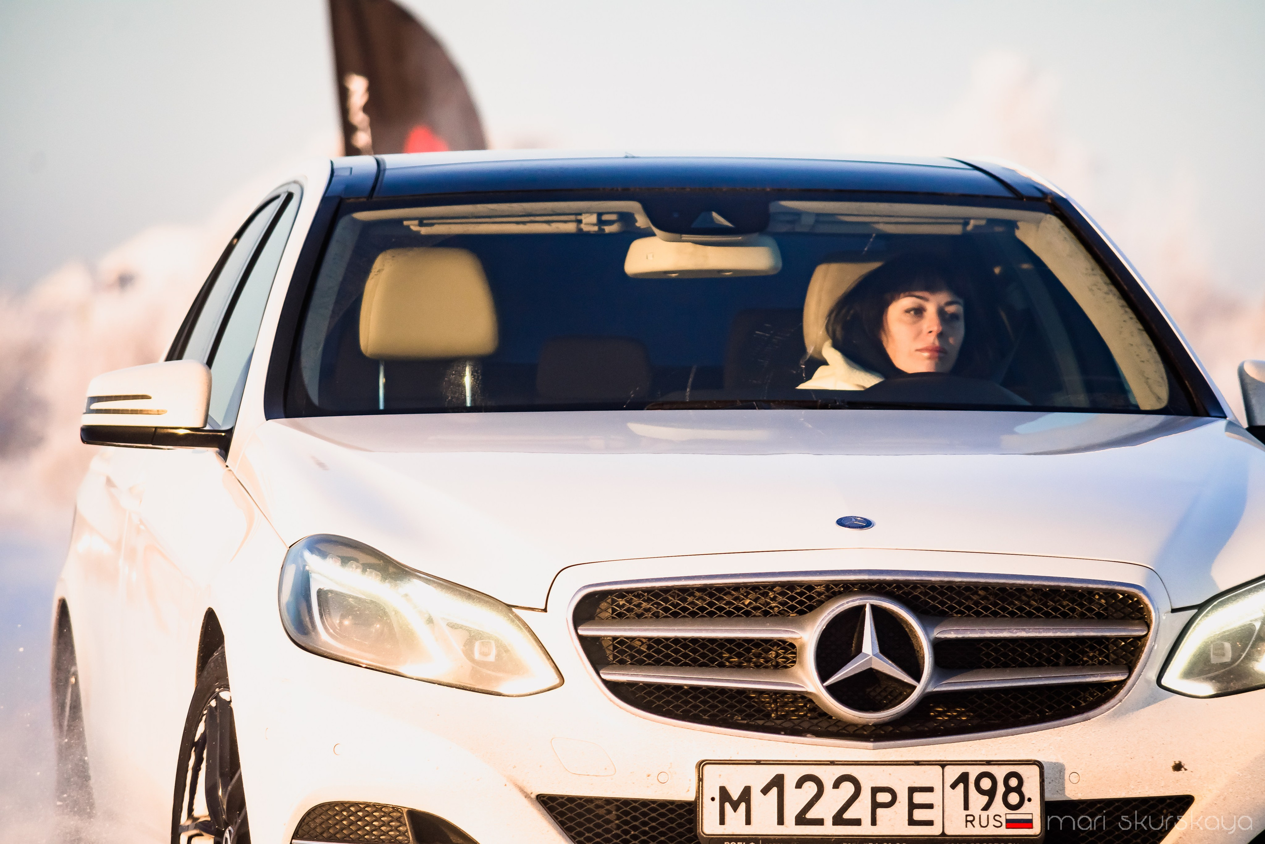 Контраварийная практика вождения автомобиля. Мотофотограф в Санкт-Петербурге Мария Скурская