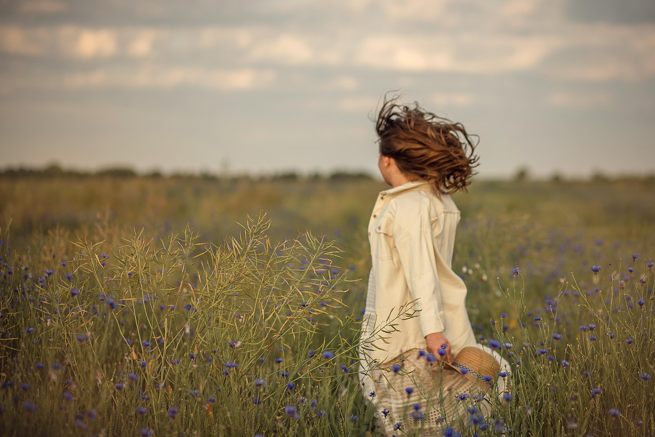 Лера в васильках