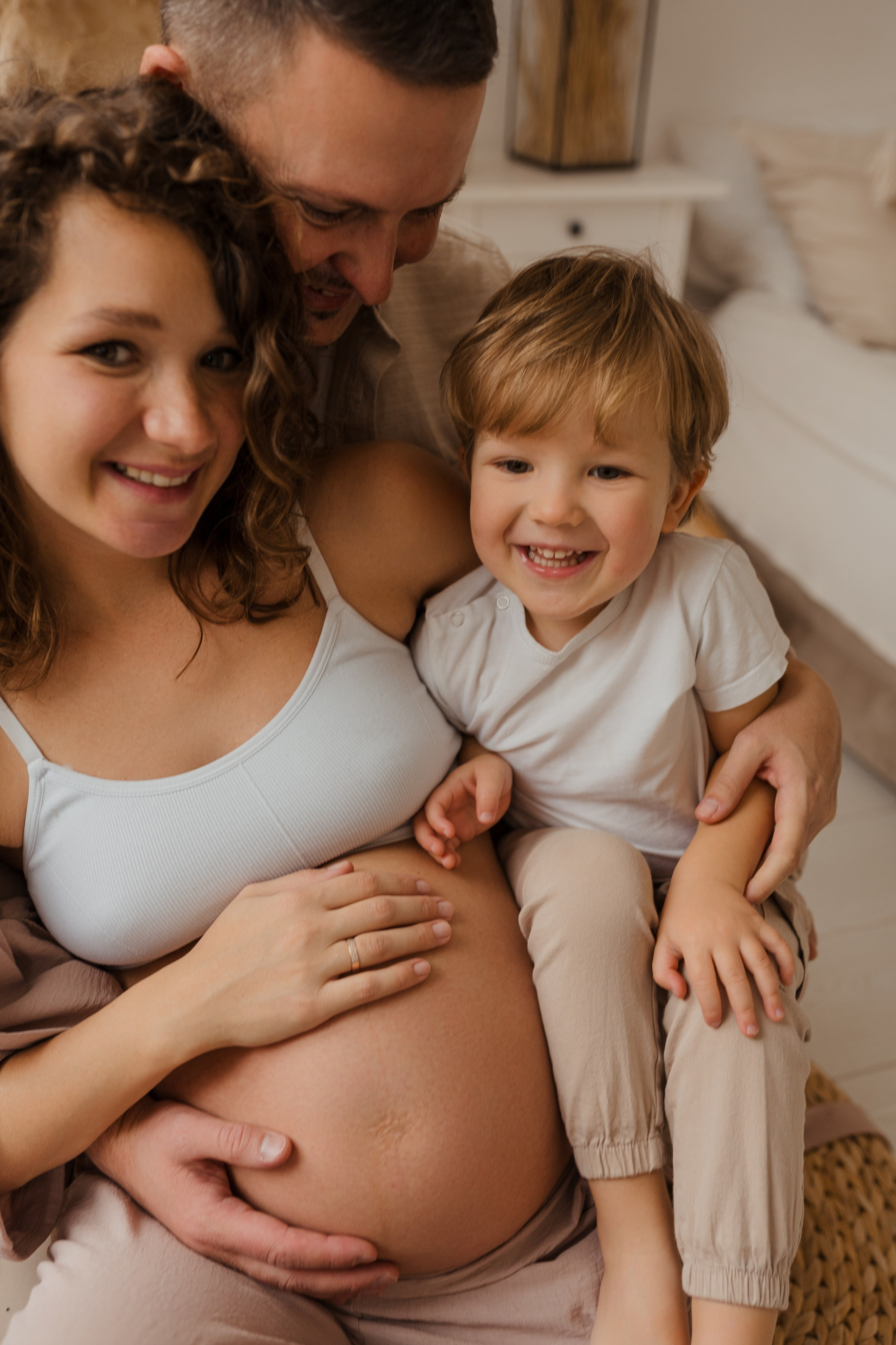 Семейная фотосессия в студии в Москве, семейный фотограф Анна Полушина. Свадебный фотограф в Москве Анна Полушина