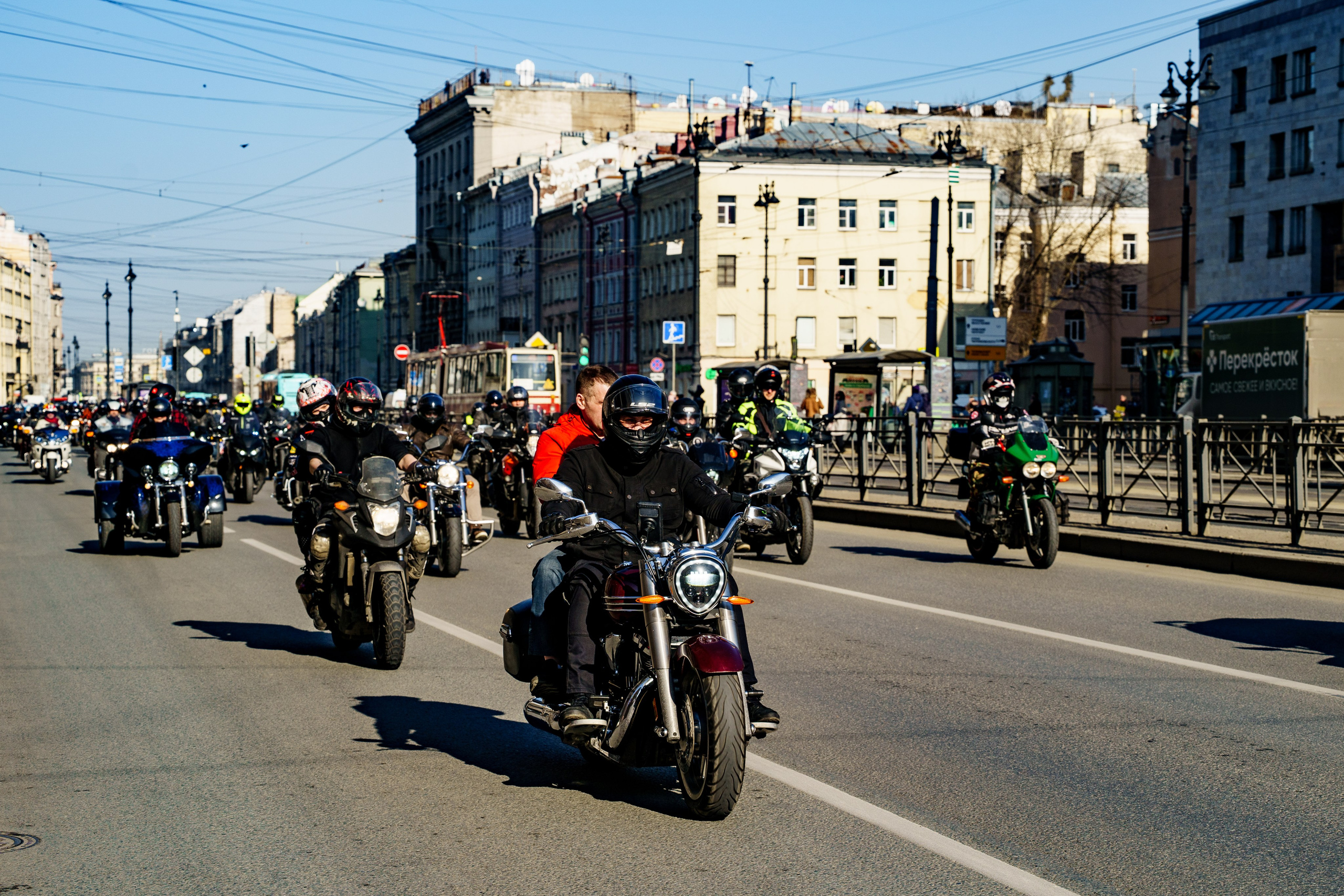 Прохват мотоклуба Norman Riders ч.1. Концертный и репортажный фотограф в Санкт-Петербурге Слава Пахомов