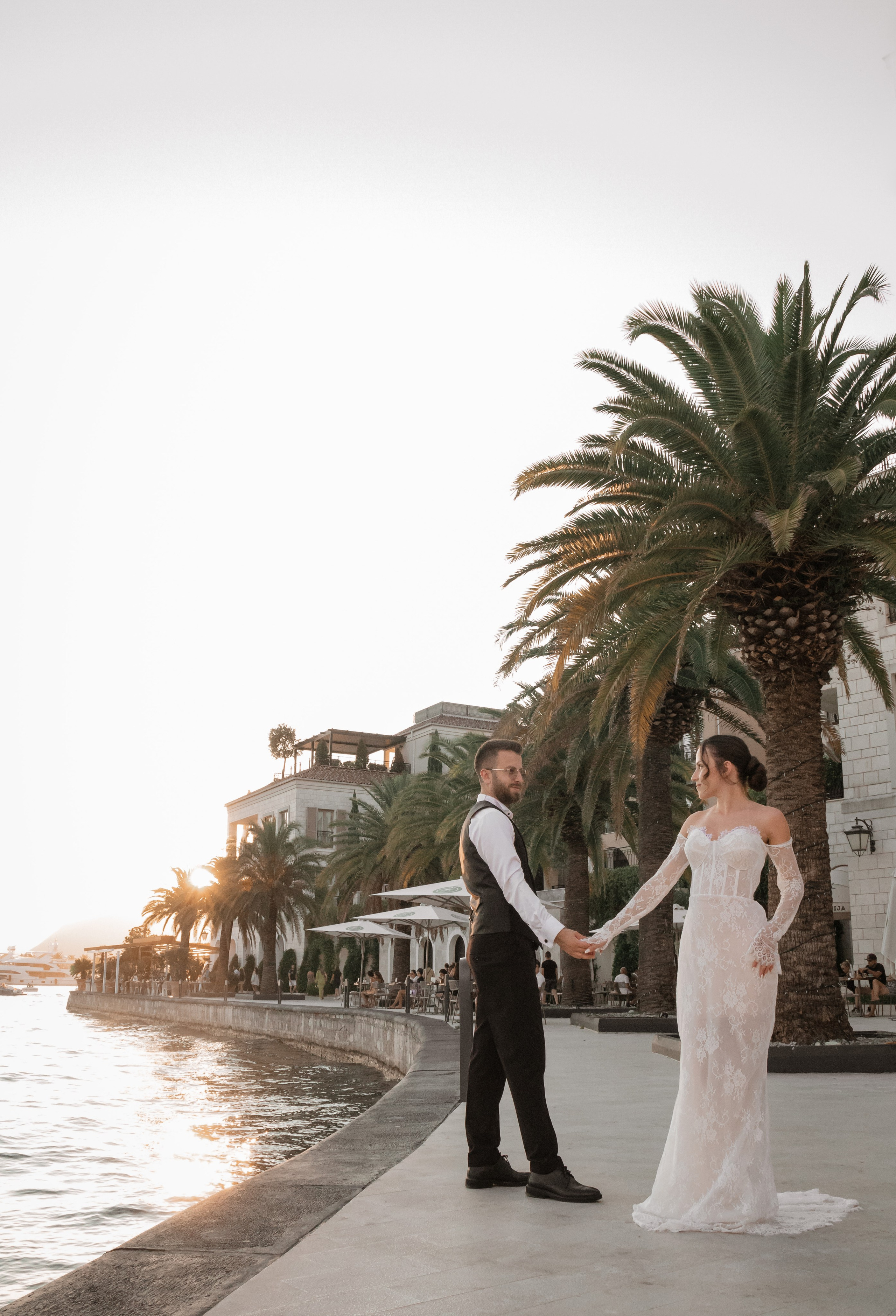 Wedding photography in Montenegro. Portrait photographer in Tivat Montenegro Katerina Kirsanova