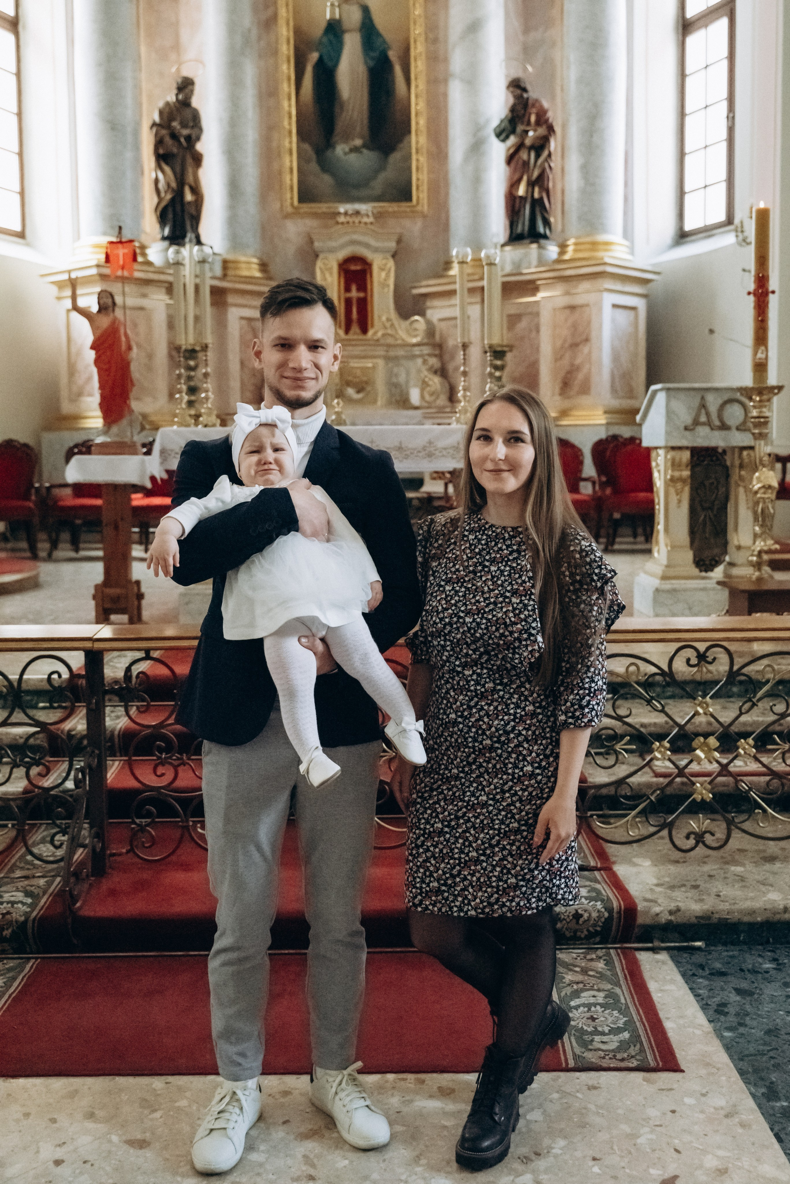 Крещение Ульяны (Белый костёл). Семейный фотограф в Минске Дарья Дреко