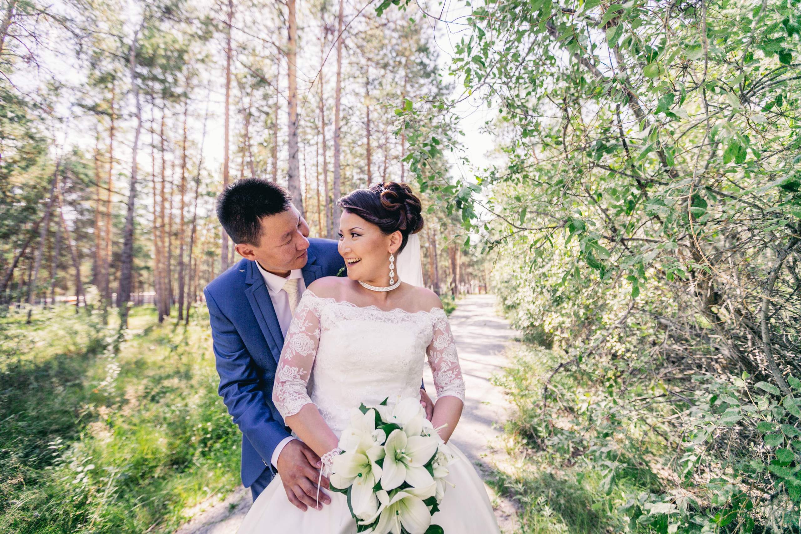 Летнее свадебное фото. Фотограф Надежда Куин, Якутск