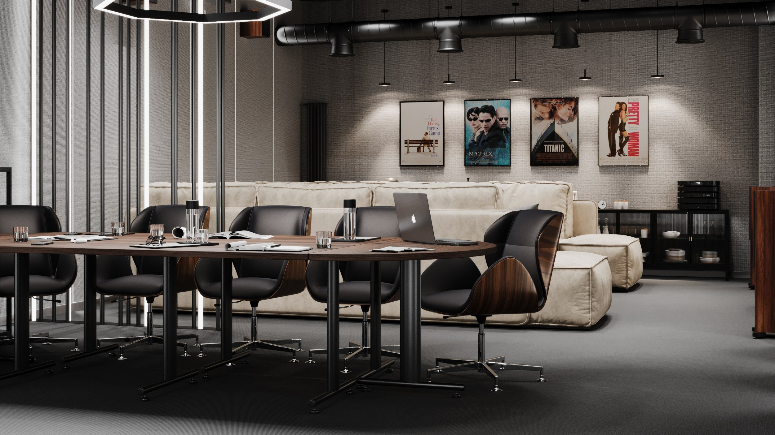 Кинотеатр-переговорная. 3D визуализатор в Москве Сердюк Владислав