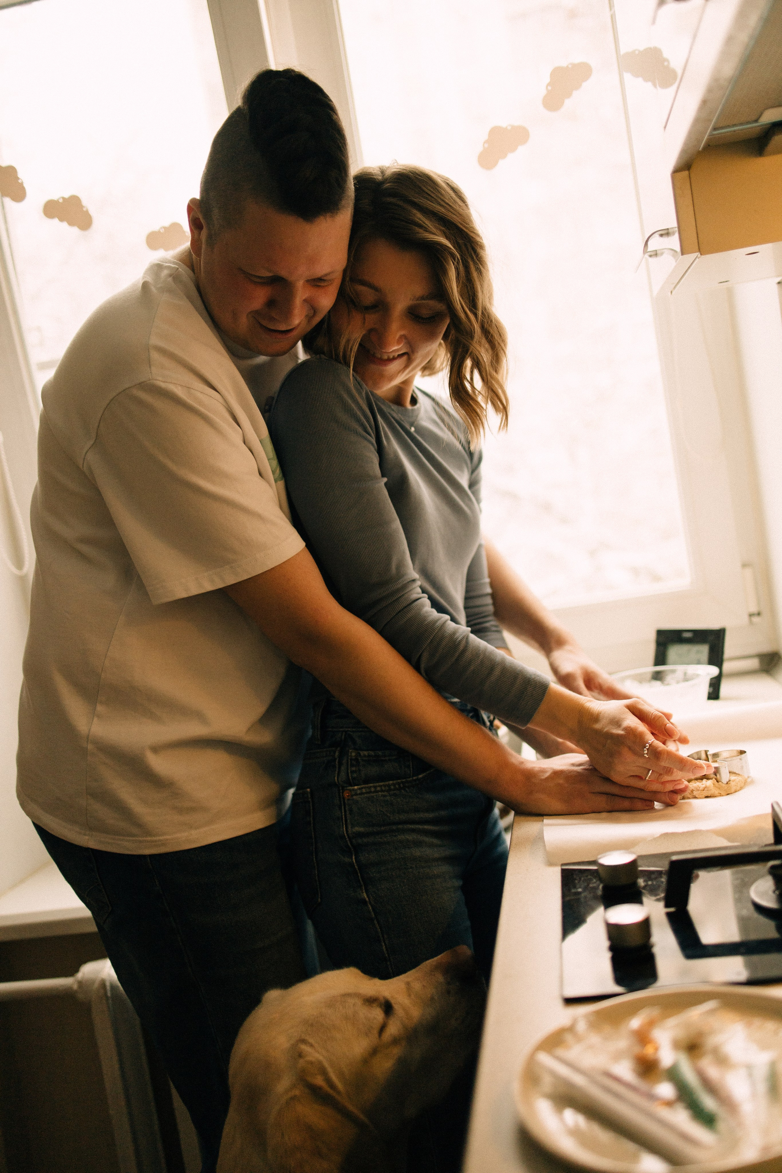 Дома трое. Фотограф Настя Леонова