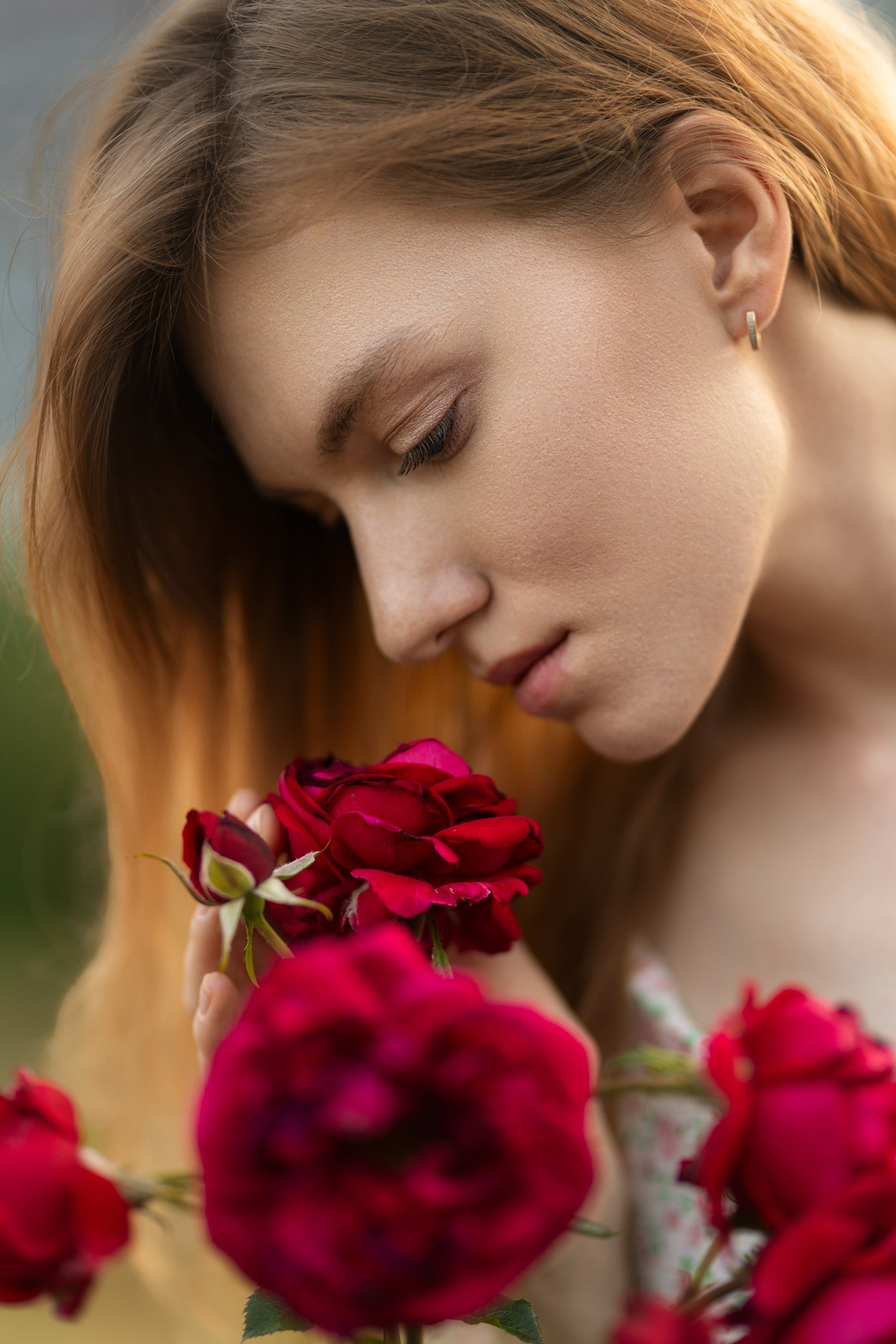 Фотосет с Дарьей в ботаническом саду в формате для «себя». Дмитрий Шульгин, портретный фотограф в Воронеже