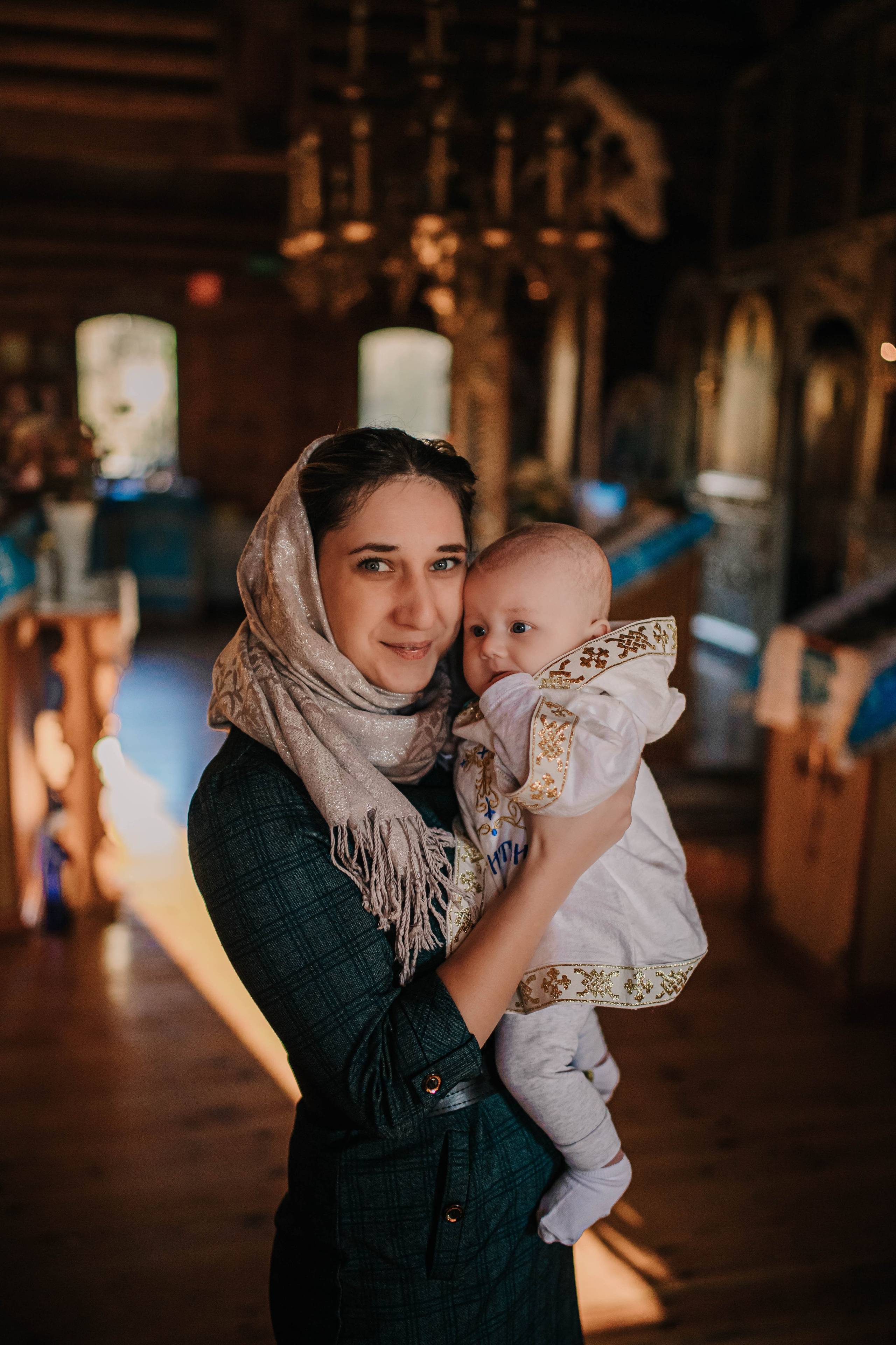 Крещение Дмитрия. Фотограф Дарья Маташкова