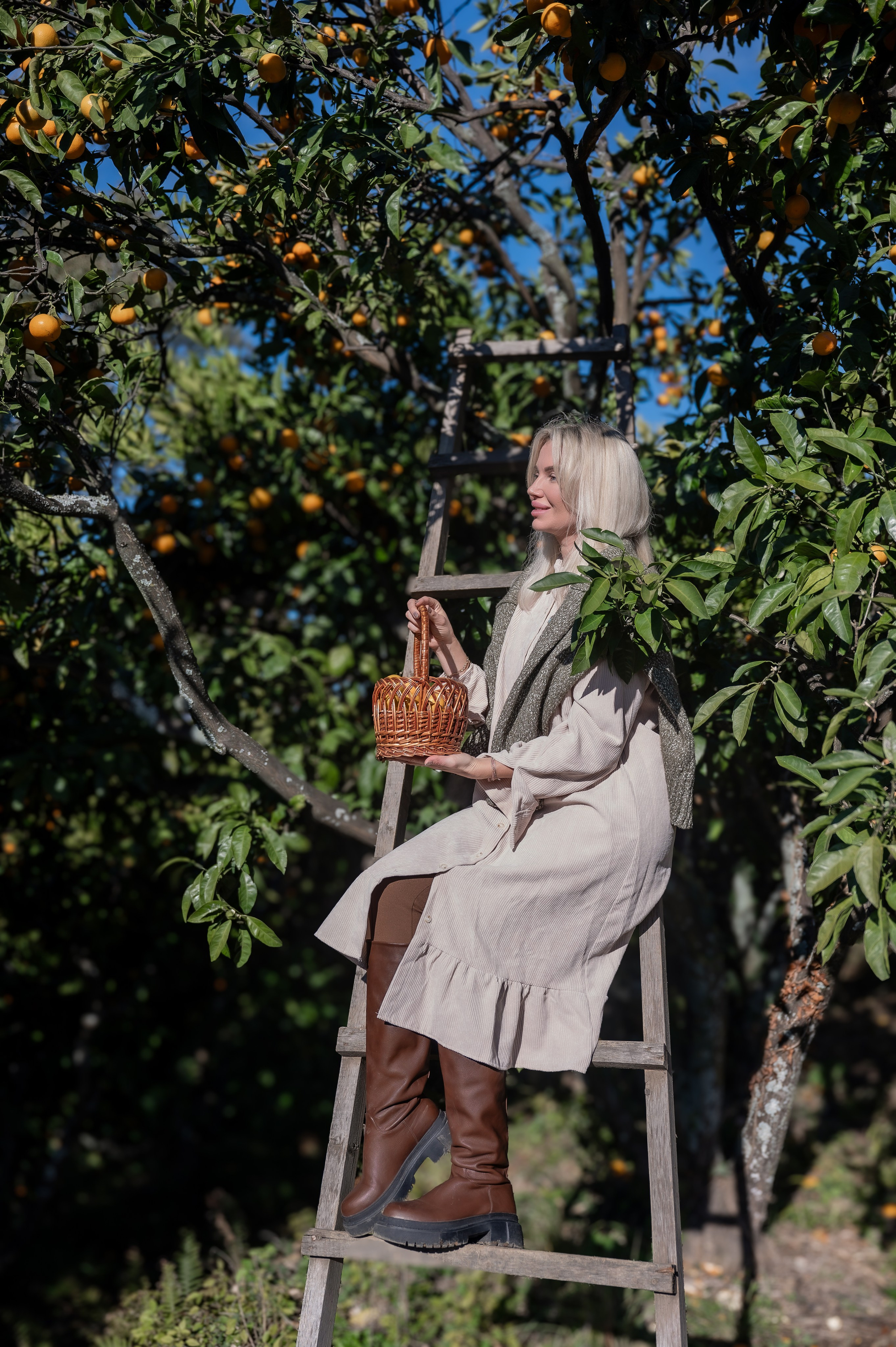 Мандариновый рай для Каролины и ее доченьки. Наталья Слесаренко фотограф в Сочи