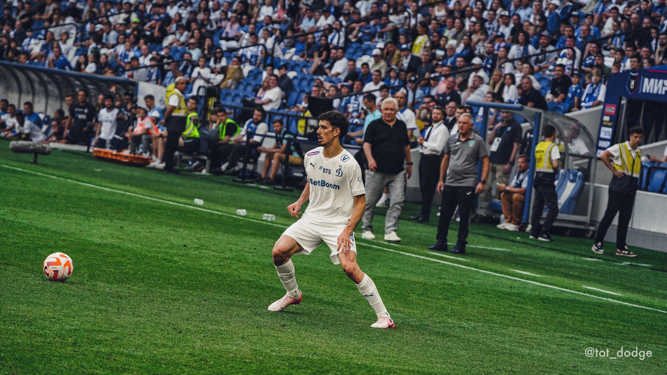 Футбол. Динамо-Ахмат 15.09.24. Автомобильный фотограф Шакая Кирилл