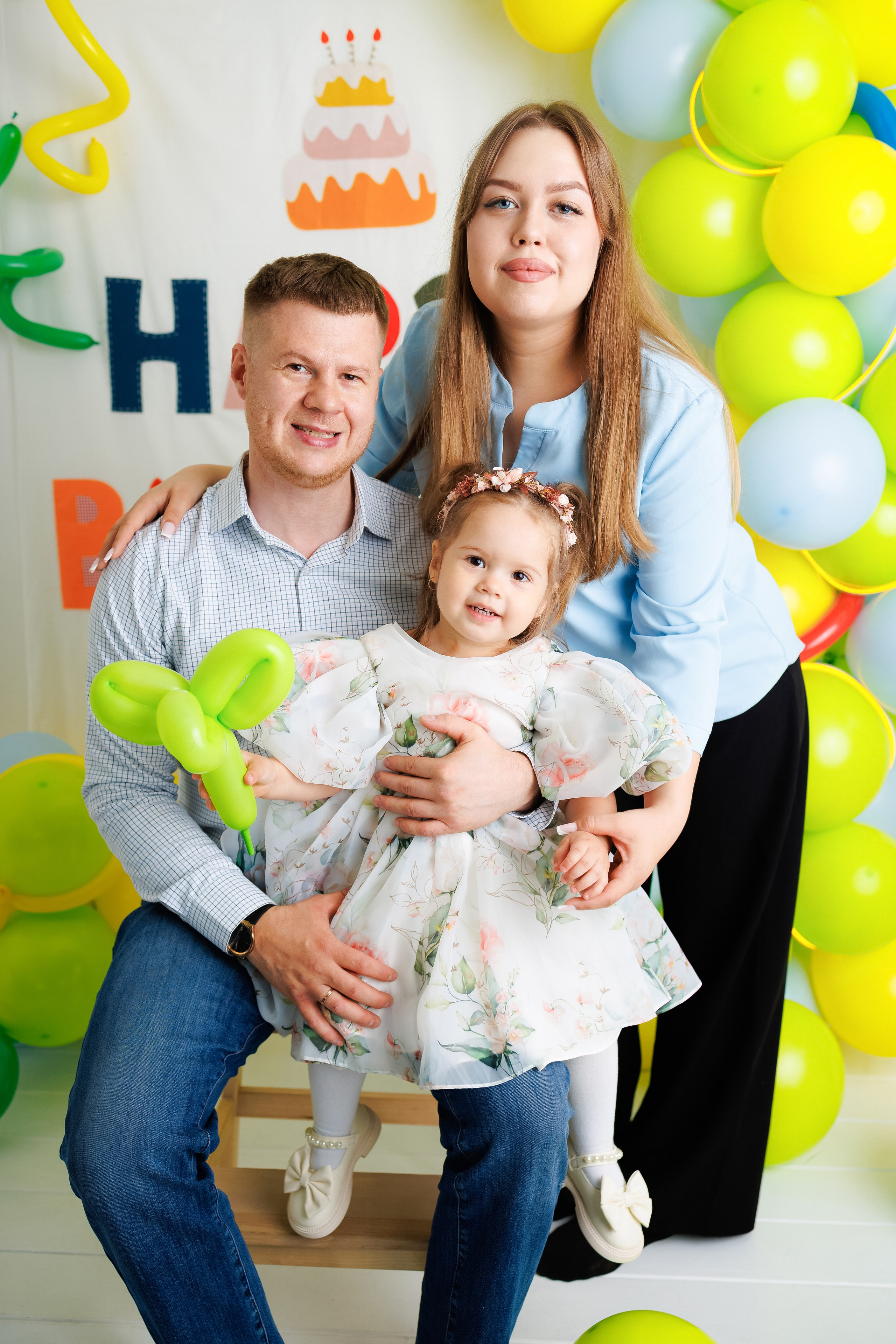 Дашеньке 2 годика. Фотограф новорожденный малышей Новосибирск