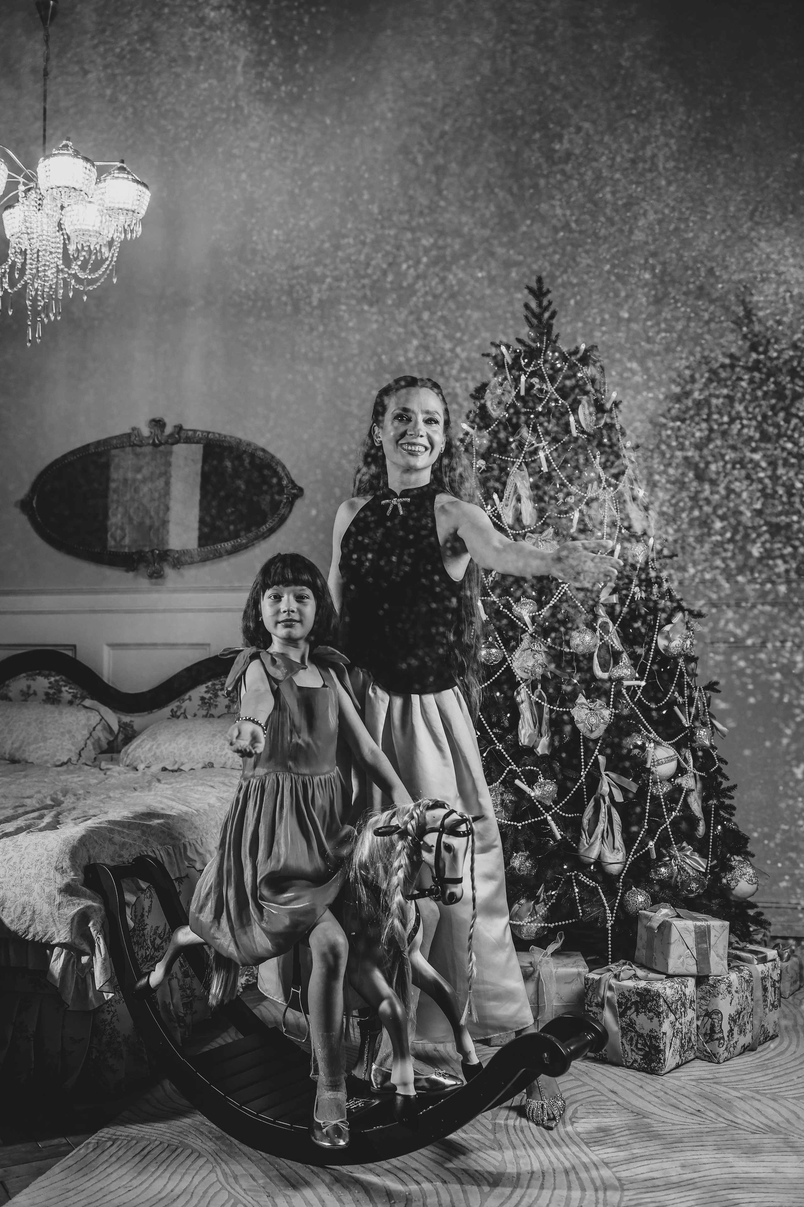 Новогодняя история Людмилы и Полины. Свадебный и семейный фотограф в Воронеже Ксения Воротникова