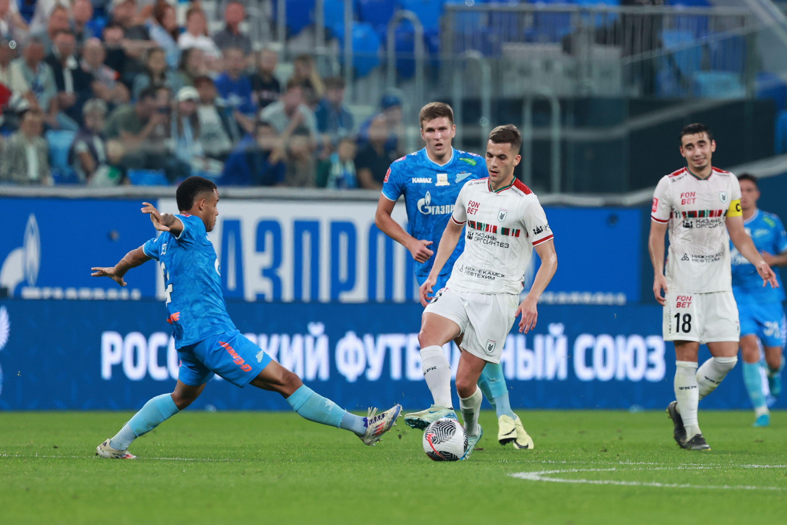 Зенит-Рубин Кубок России по футболу 2024/25 17.09.2024. Спортивный и репортажный фотограф Антон Тереханов