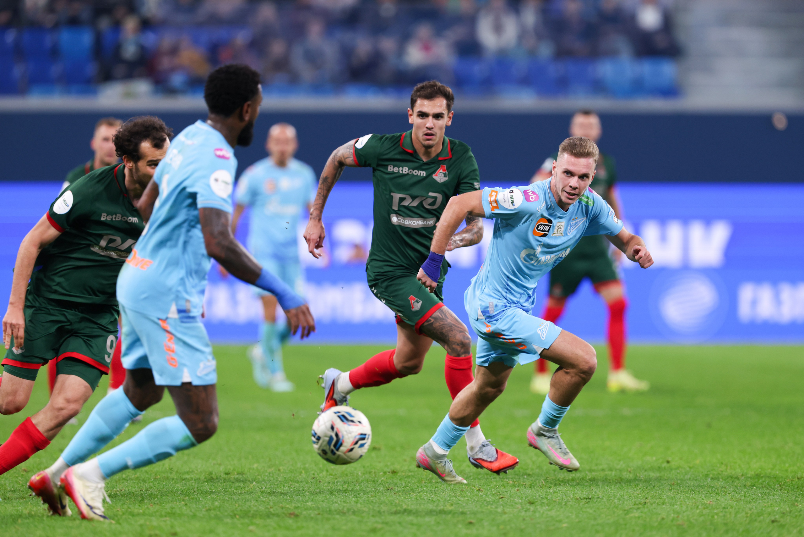 ФК «Зенит» — ФК «Локомотив» 14 тур РПЛ 01.11.2025. Спортивный и репортажный фотограф Антон Тереханов