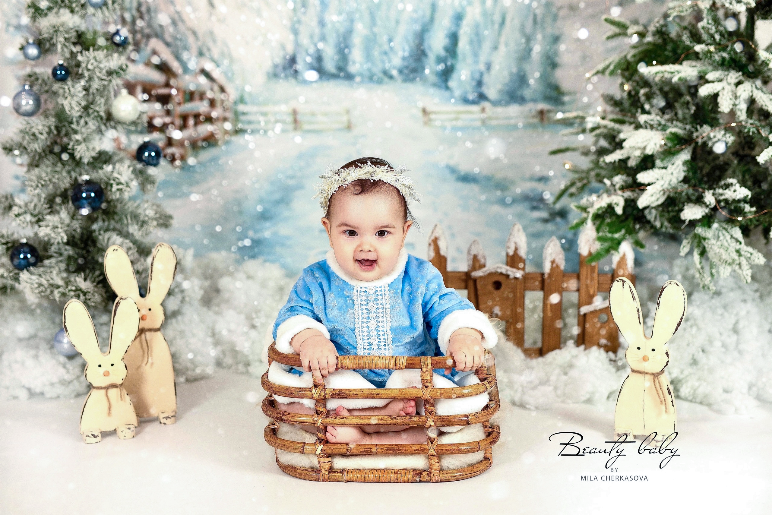 Зимняя Открытка. Семейный и детский фотограф в Красноярске Мила Черкасова