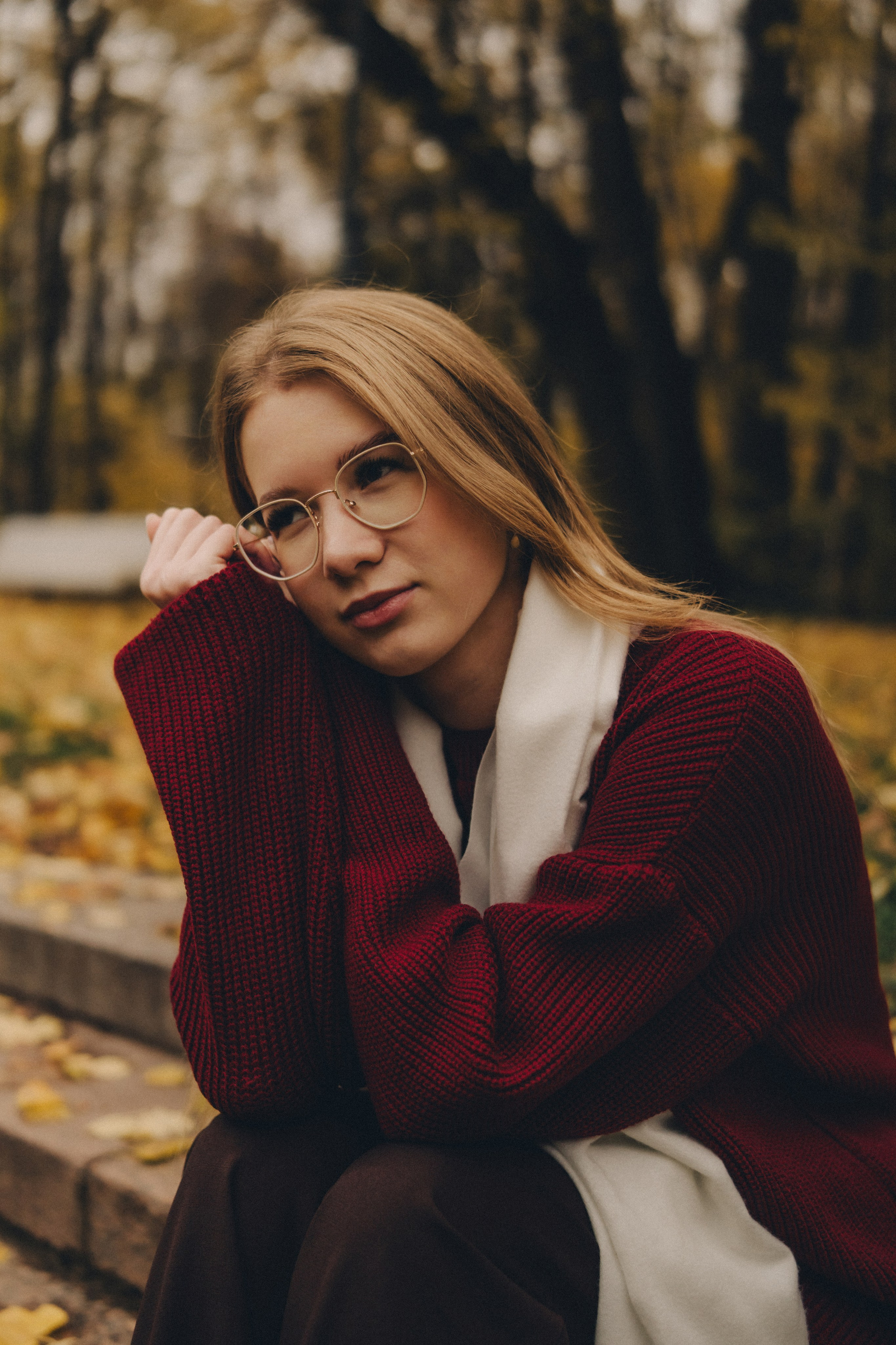 Ирина | осенняя фотосессия Нескучный сад. Портретный фотограф Москва