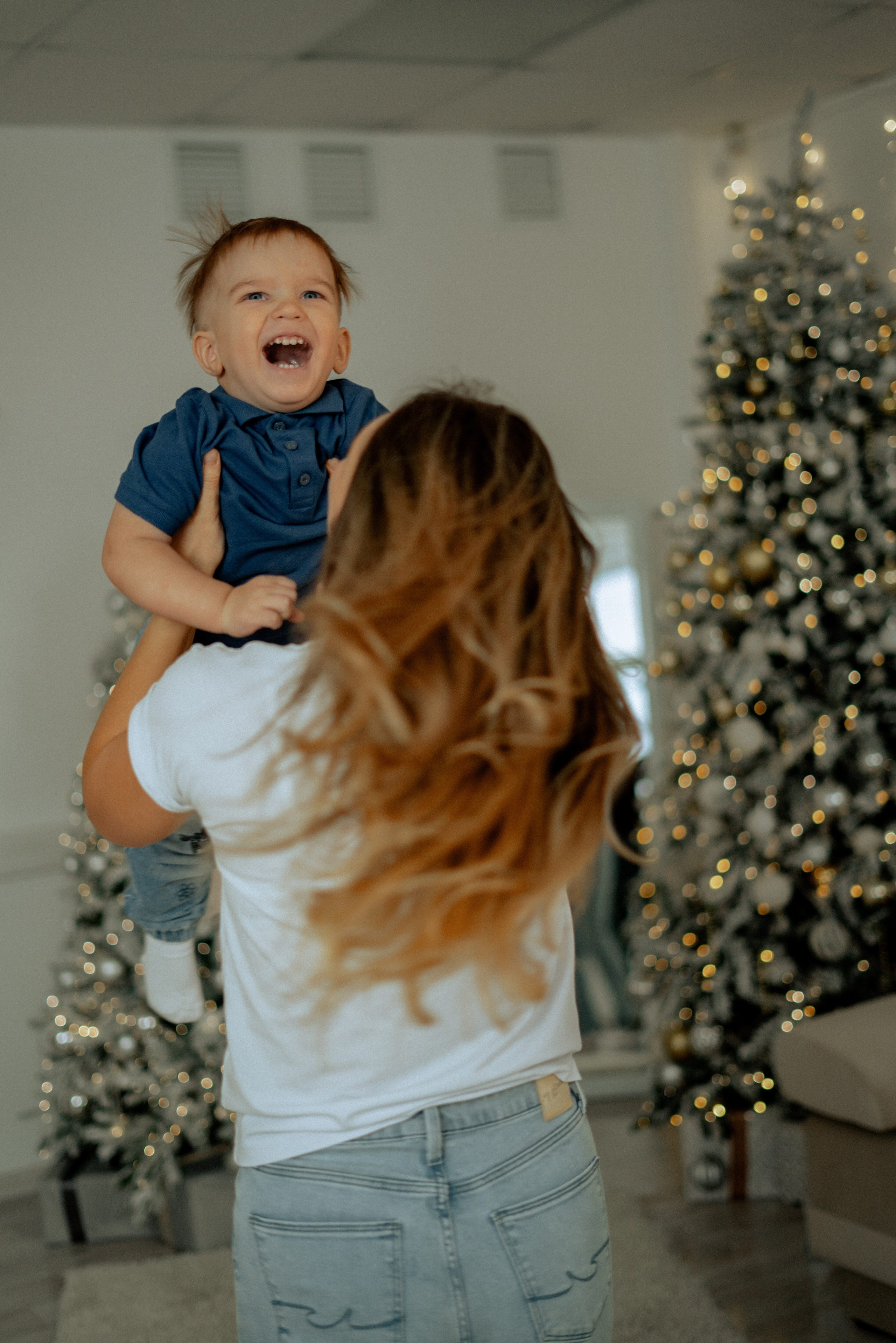 Студийная Новогодняя семейная съемка. Фотограф сахалин