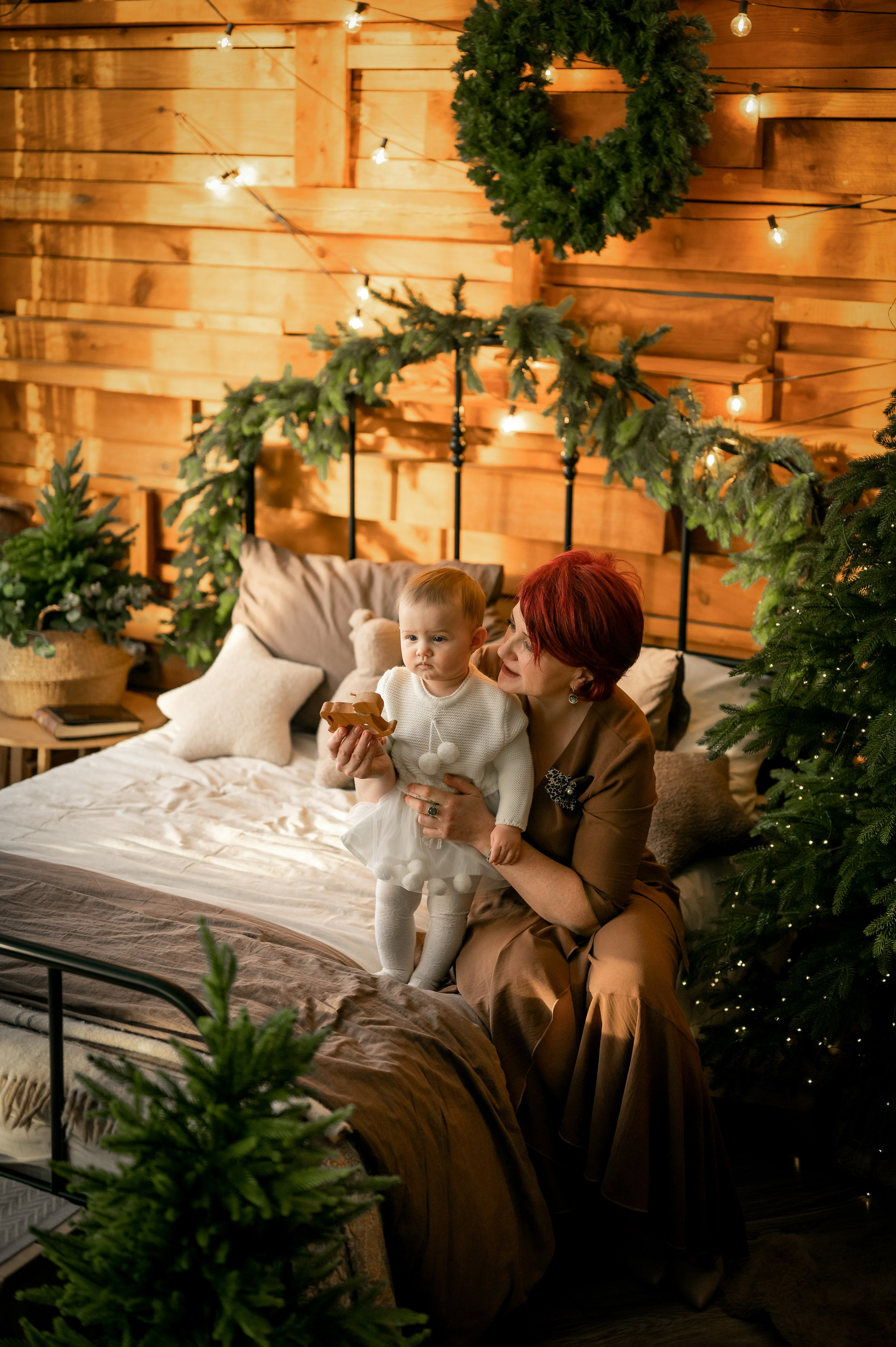 Новый год в студии. Фотограф новорождённых, семейный, школьный в городе Калуге Евгения