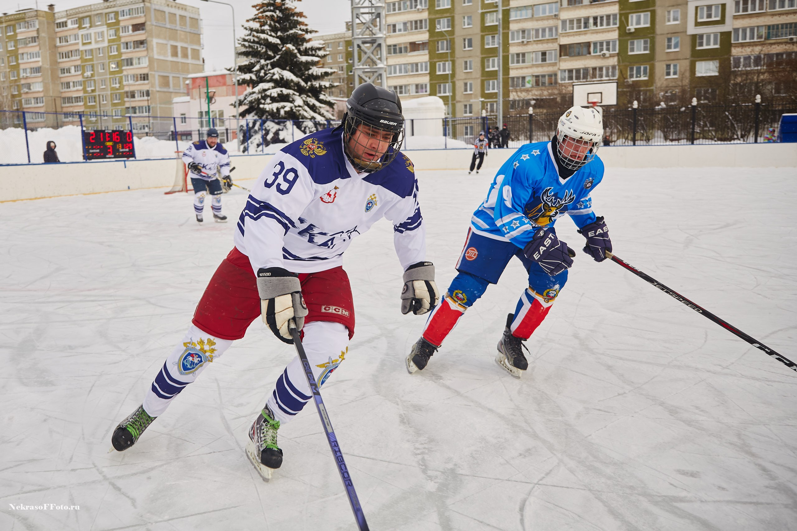 Турнир по хоккею «Русская классика» в рамках Офицерской хоккейной лиги. Спортивный фотограф Некрасов Денис