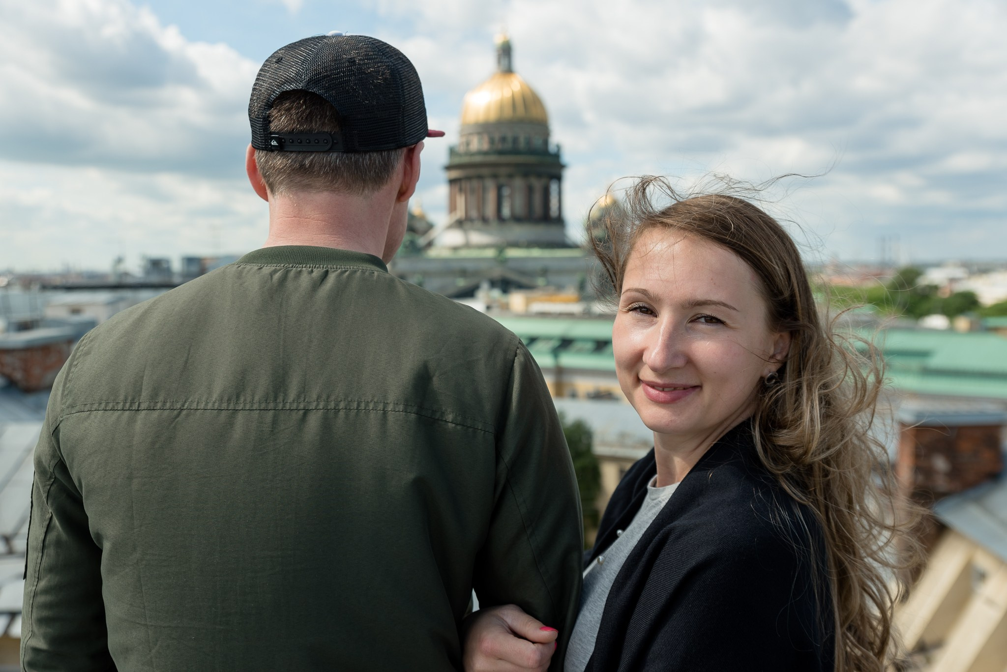 Крыша у Исаакиевского собора. Свадебный и семейный фотограф из Санкт-Петербурга Климов Анатолий